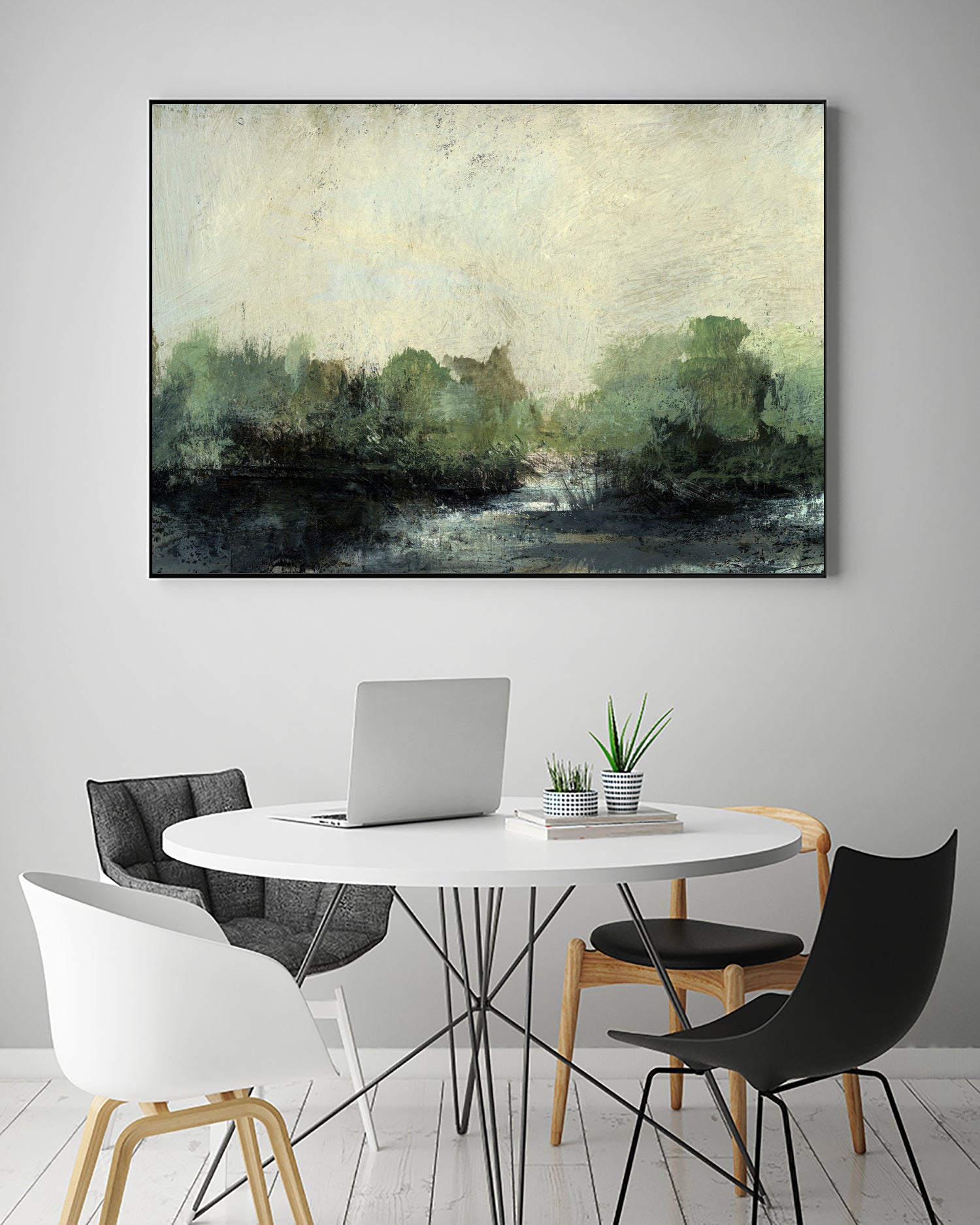 Forest Stream by Dan Hobday on GIANT ART - nature and landscapes painting