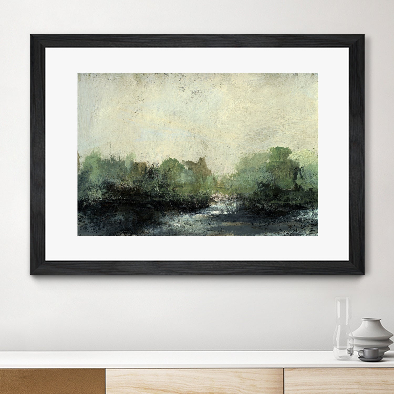 Forest Stream by Dan Hobday on GIANT ART - nature and landscapes painting