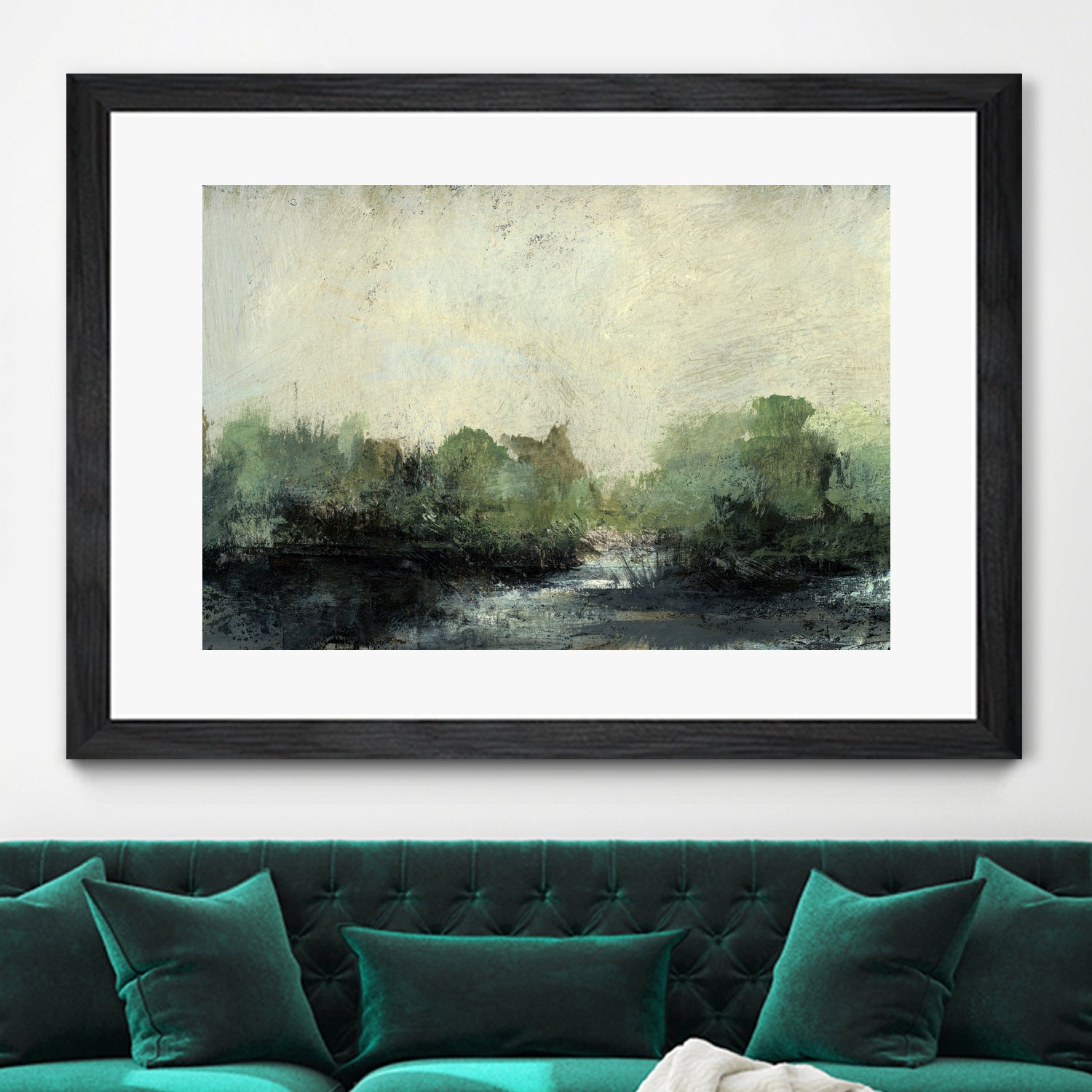 Forest Stream by Dan Hobday on GIANT ART - nature and landscapes painting