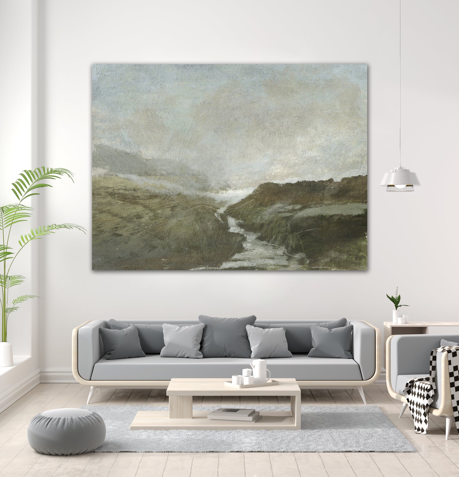 Highland Brook by Dan Hobday on GIANT ART - nature and landscapes painting