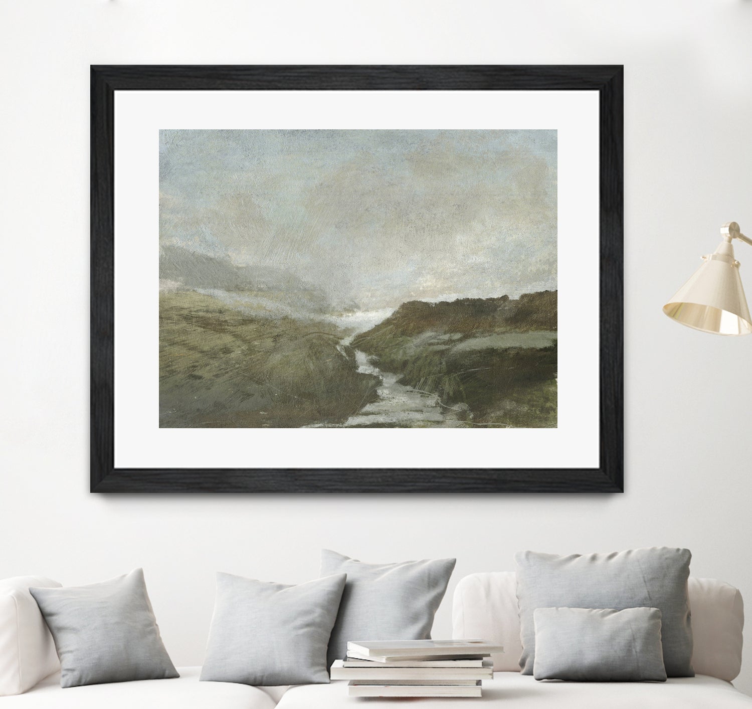 Highland Brook by Dan Hobday on GIANT ART - nature and landscapes painting