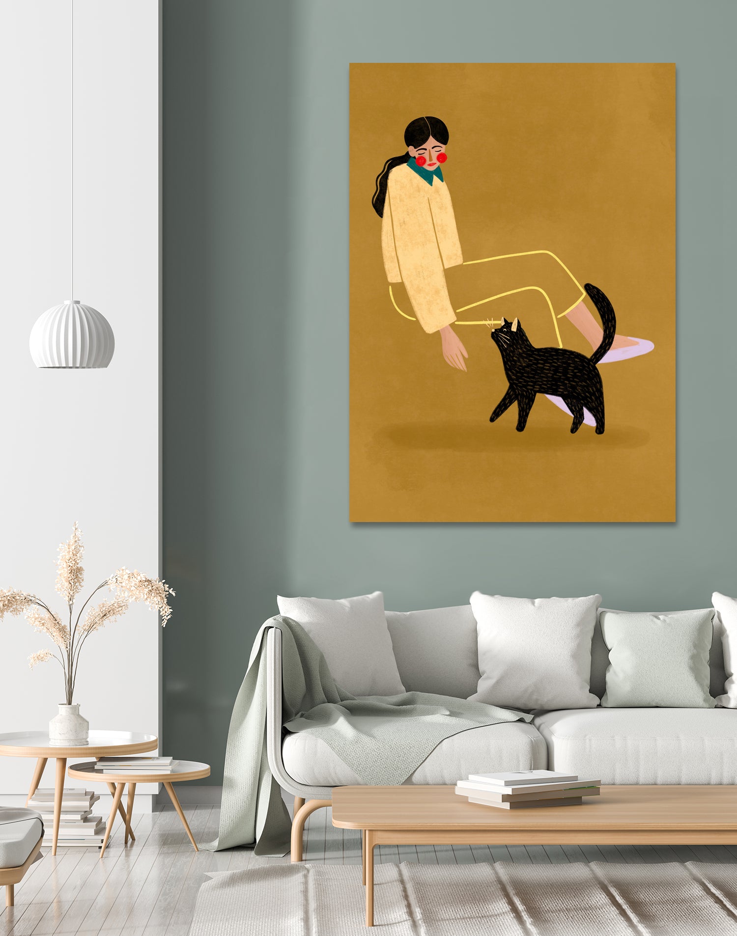 Cat Mum by Bea Muller on GIANT ART - figurative cat