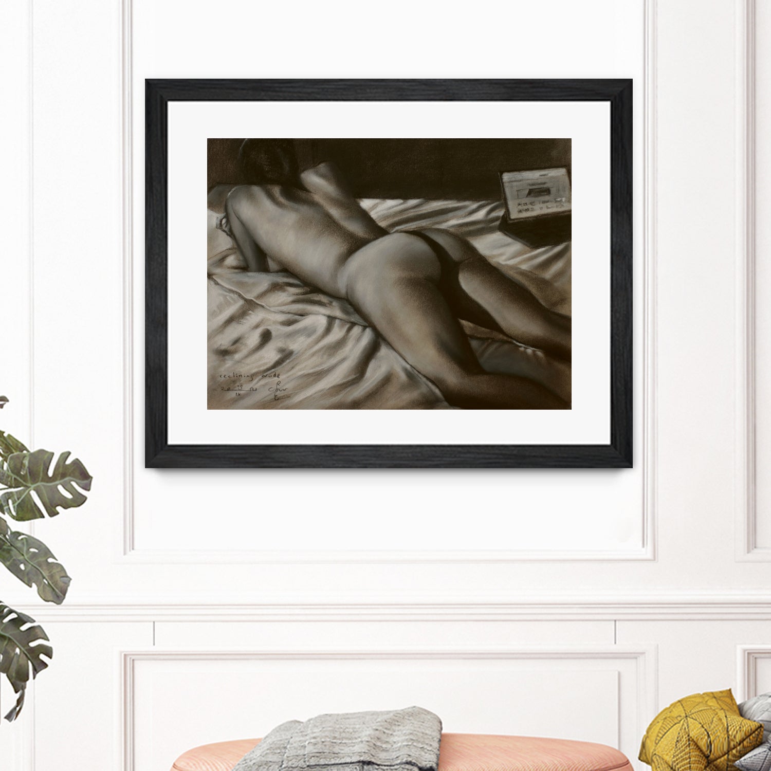 Reclining Nude - 19-09-21 by Corne Akkers on GIANT ART - akkers