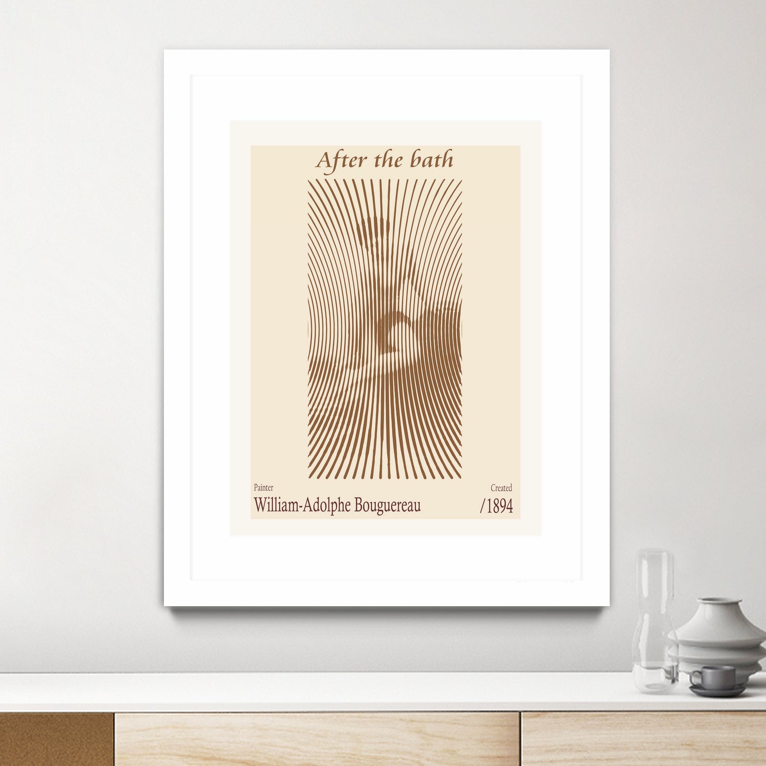 After the Bath a€“ William Adolphe Bouguereau (1875) by Doa Project on GIANT ART - 3000 illustration