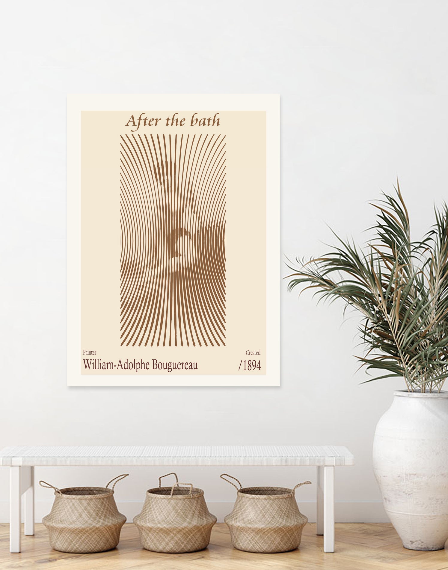 After the Bath a€“ William Adolphe Bouguereau (1875) by Doa Project on GIANT ART - 3000 illustration