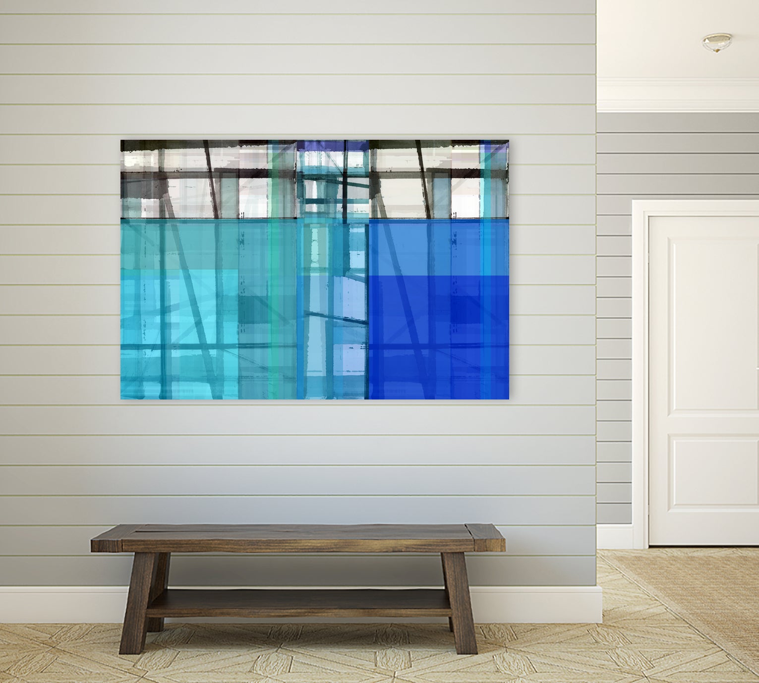 Living By The Ocean 1 by Cartissi on GIANT ART - blue abstract