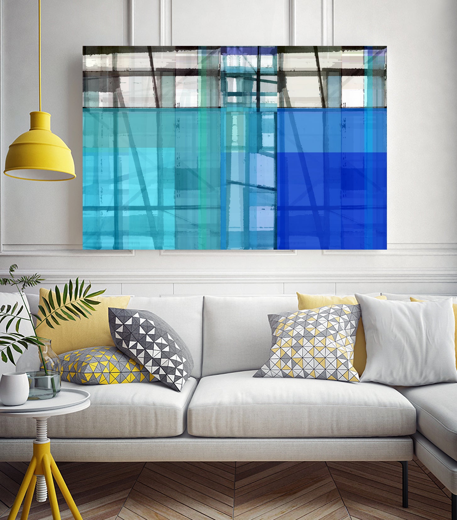Living By The Ocean 1 by Cartissi on GIANT ART - blue abstract