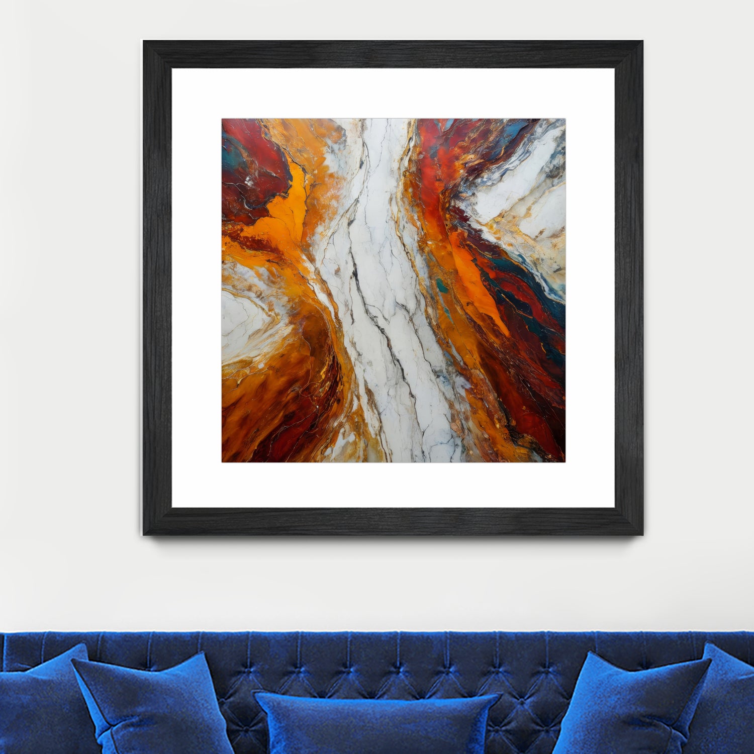 Fiery Orange And Red Hues by Alpenglow Workshop on GIANT ART - abstract abstract art