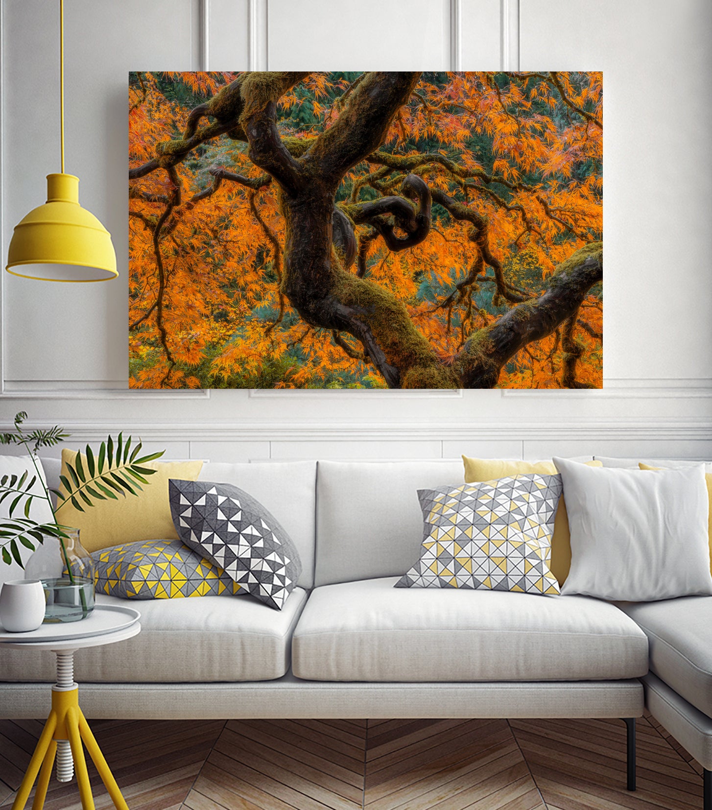 Golden Ratio by Junhao Wang on GIANT ART - orange botanical orange