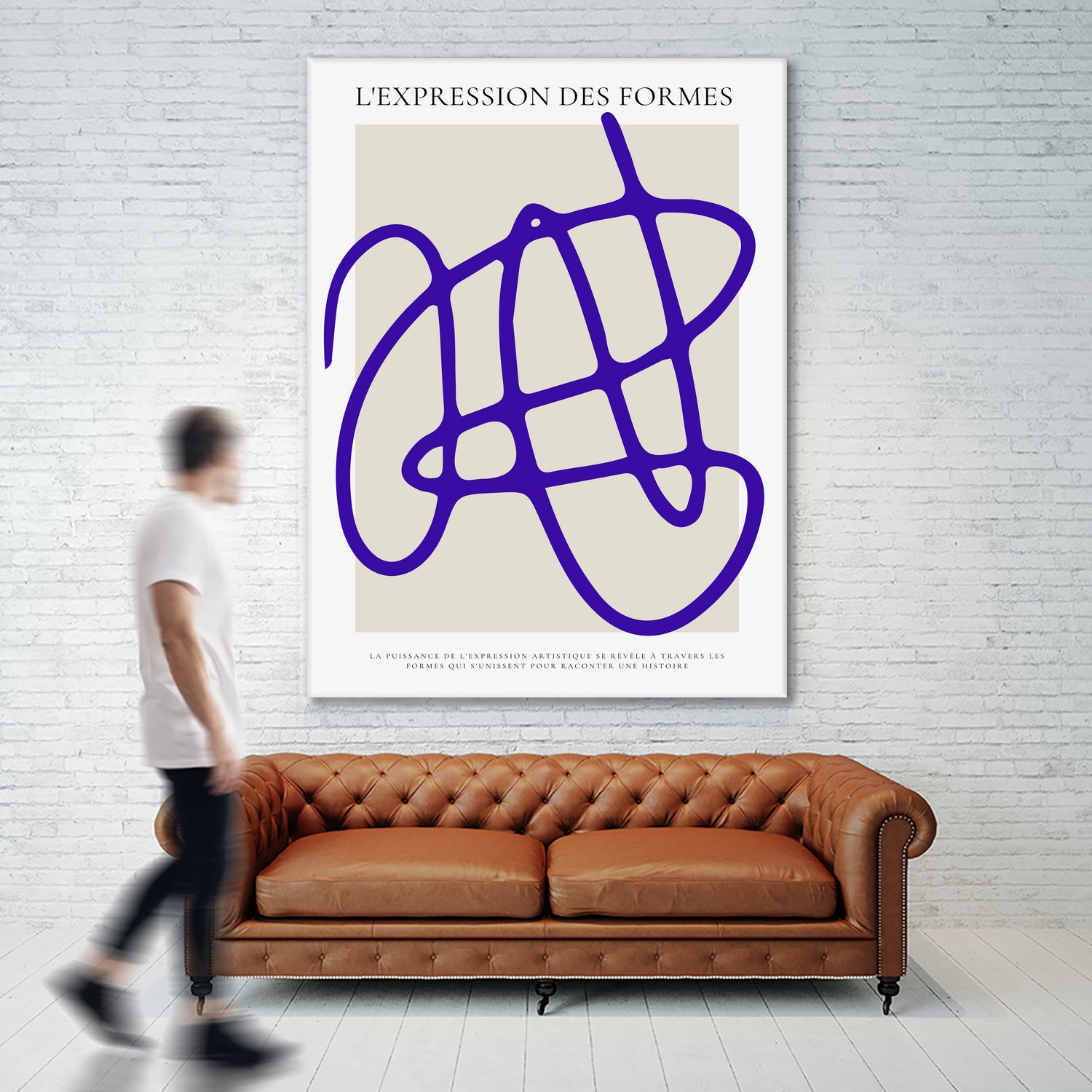 SIGNATURE ABSTRAITE by RS LAB STUDIO on GIANT ART - line art bicycle