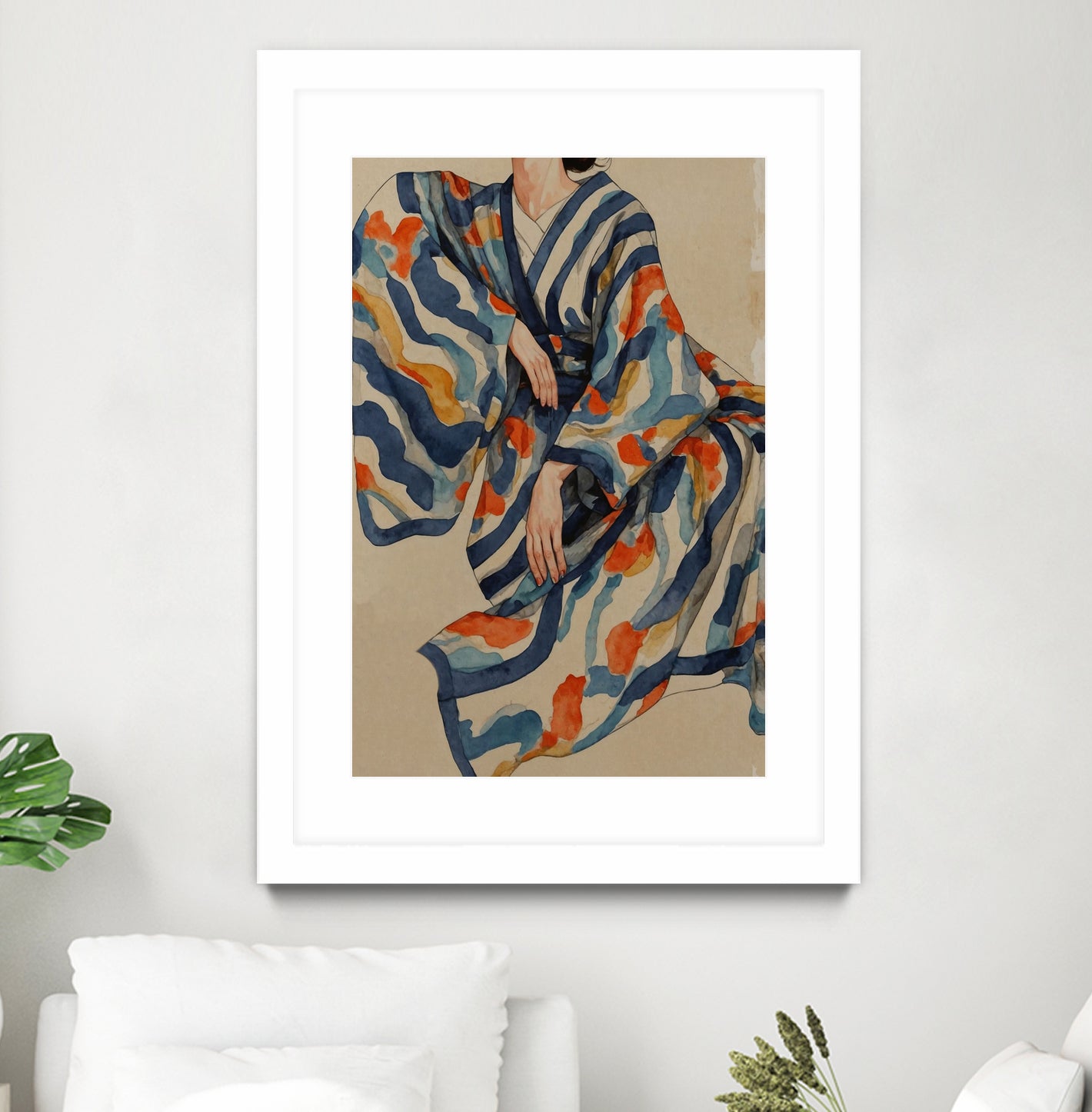 Flowing Kimono Patterns by THE MIUUS STUDIO on GIANT ART - 7200 illustration