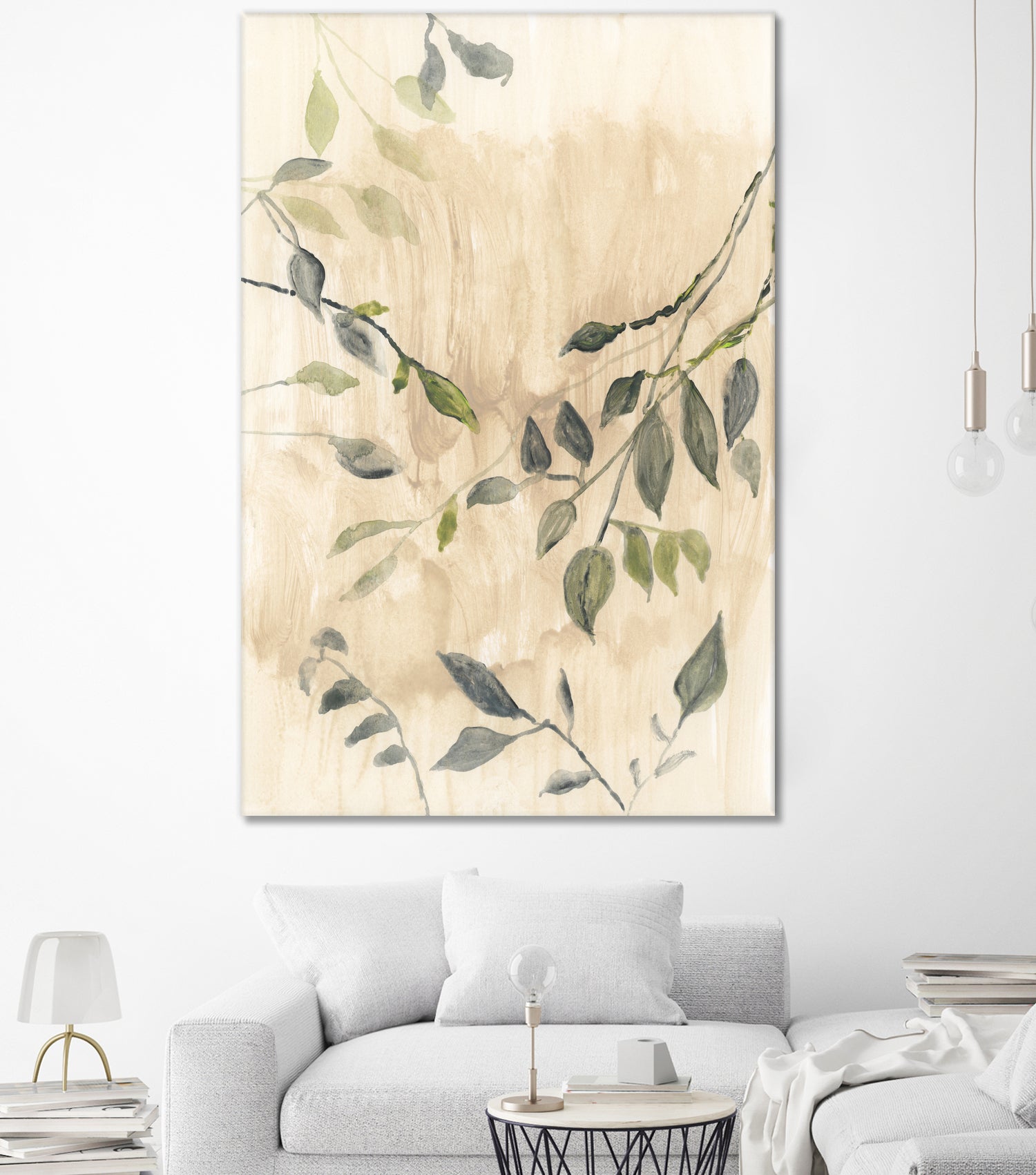 Colour Washed Leaves No1 by cartissi on GIANT ART - leaves flowers and plants leaves