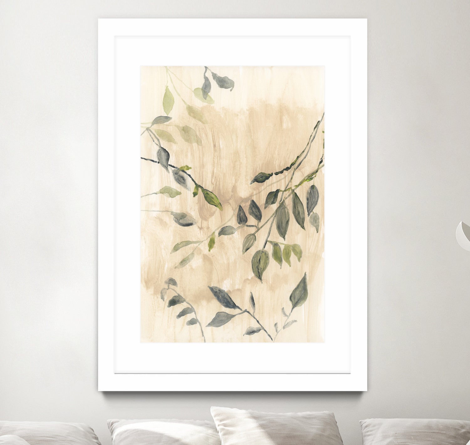 Colour Washed Leaves No1 by cartissi on GIANT ART - leaves flowers and plants leaves