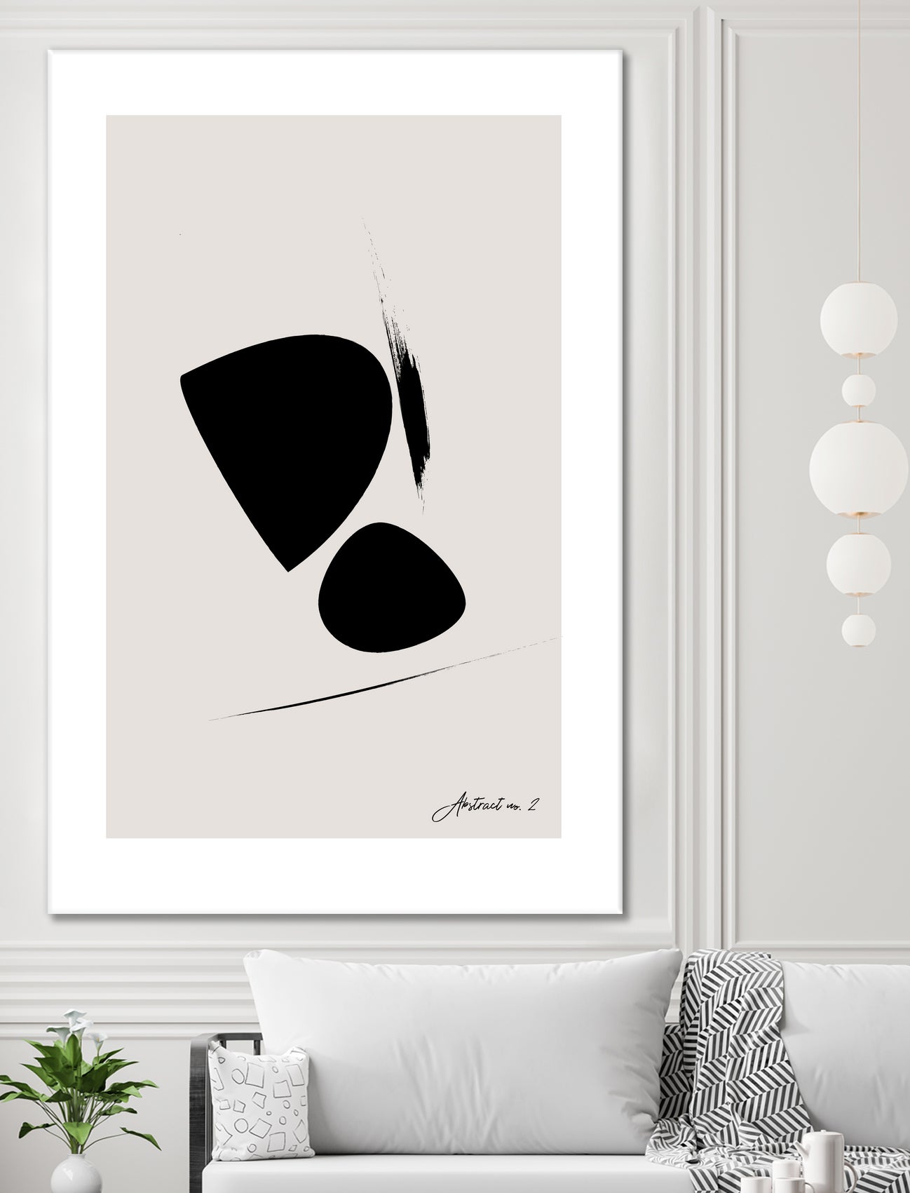 Black Abstract X by Oju Design on GIANT ART - abstract drawing