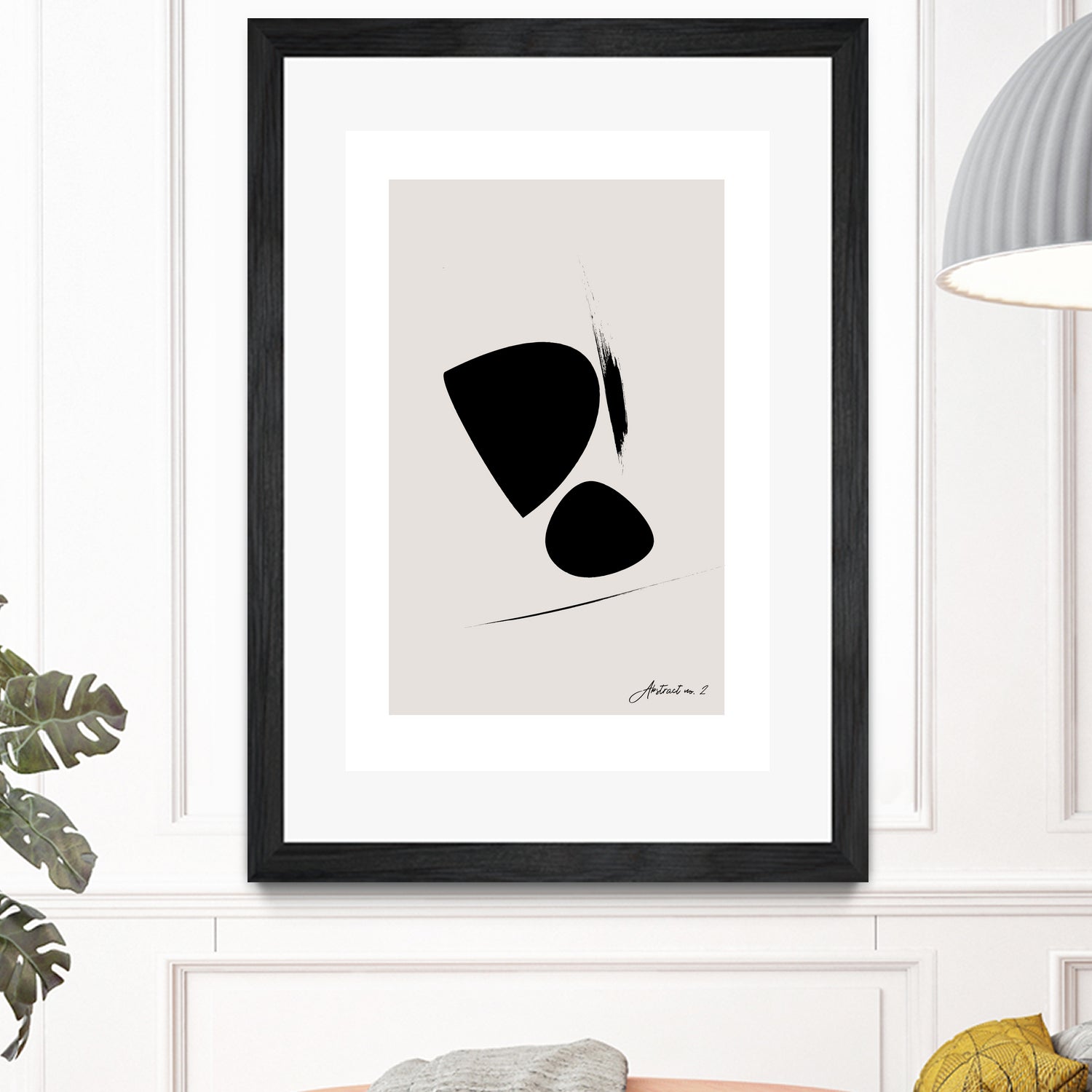 Black Abstract X by Oju Design on GIANT ART - abstract drawing