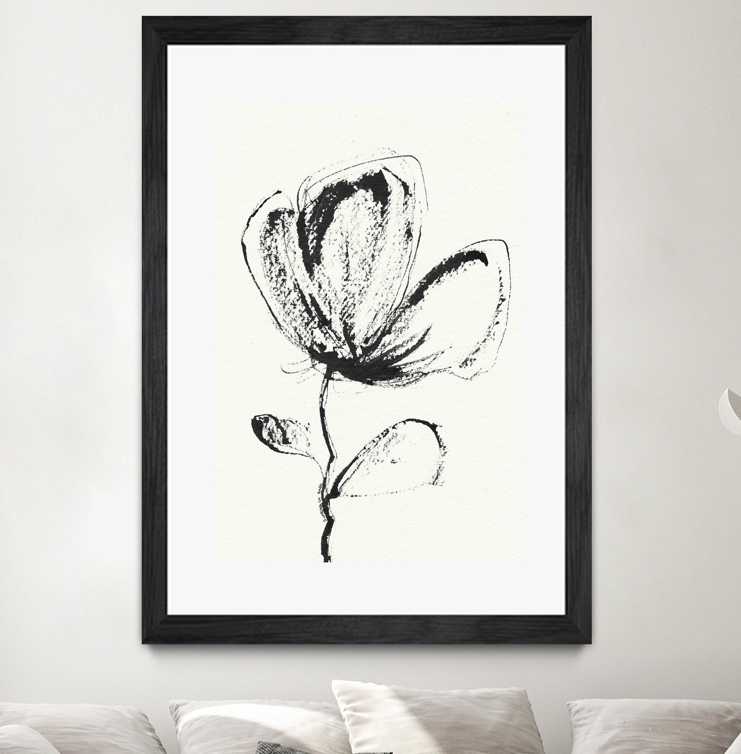 Petal Sketch Essence by Santhosh ch on GIANT ART - flowers and plants minimalist flower illustration