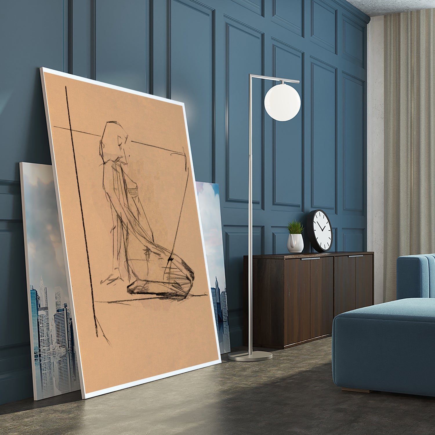 EItude FeIminine No.5 by cartissi on GIANT ART - 7200 illustration