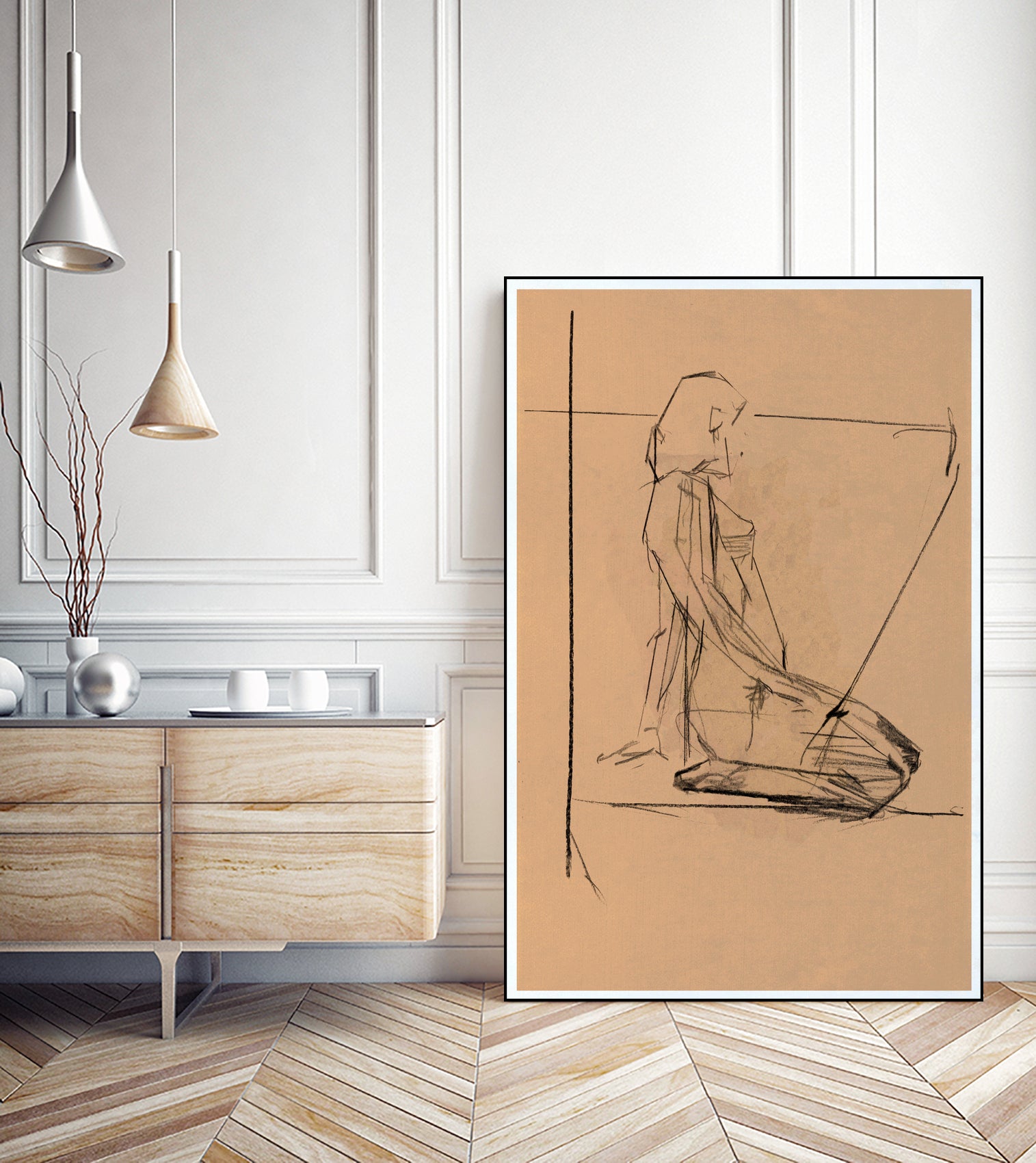 EItude FeIminine No.5 by cartissi on GIANT ART - 7200 illustration