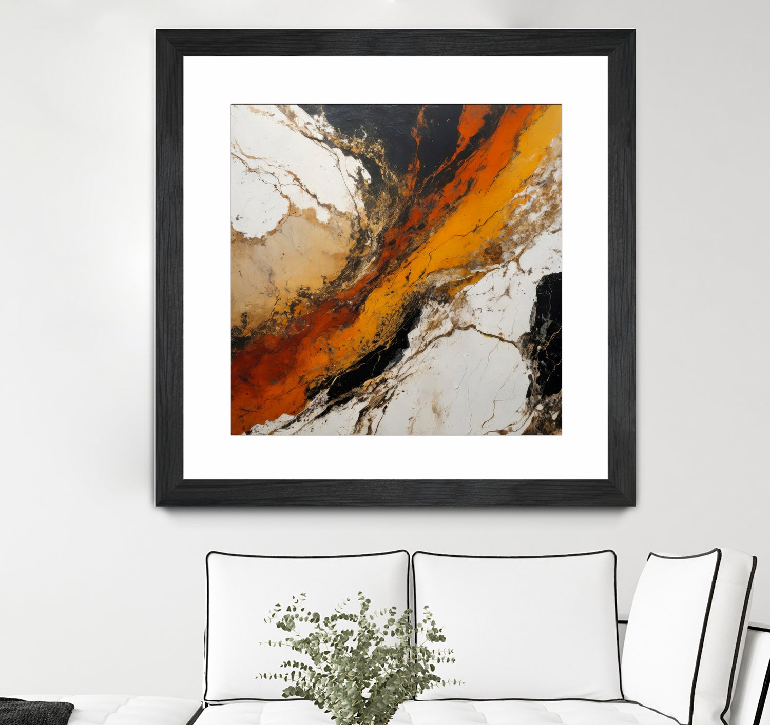 Fiery Marble Flow by Alpenglow Workshop on GIANT ART - abstract art abstract abstract art