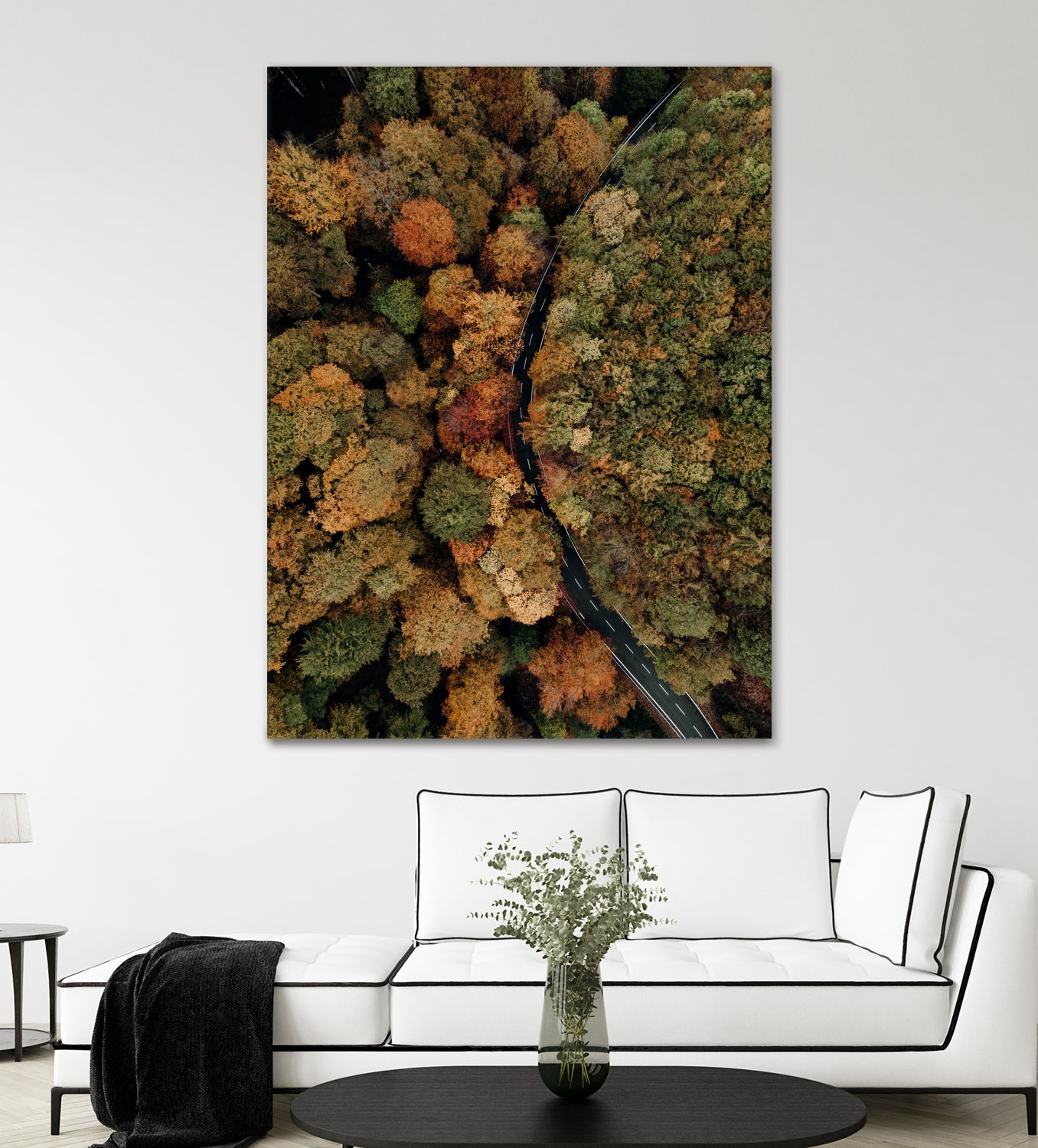 Autumn's Winding Path by Javier Pardina on GIANT ART - forest landscape forest