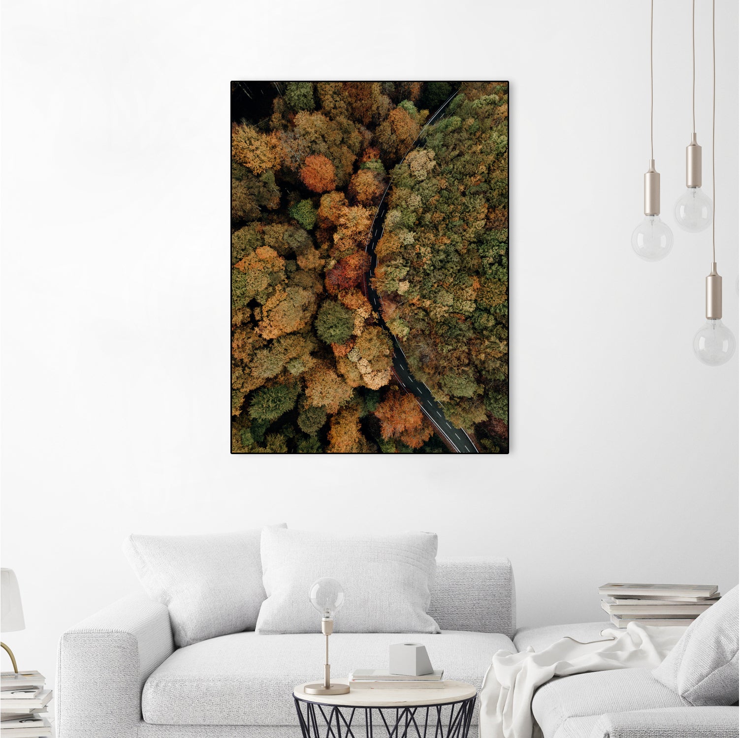 Autumn's Winding Path by Javier Pardina on GIANT ART - forest landscape forest