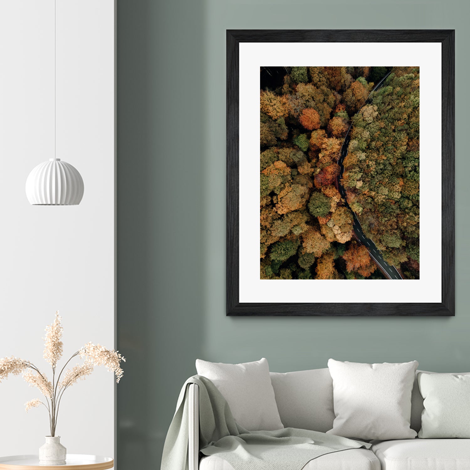 Autumn's Winding Path by Javier Pardina on GIANT ART - forest landscape forest