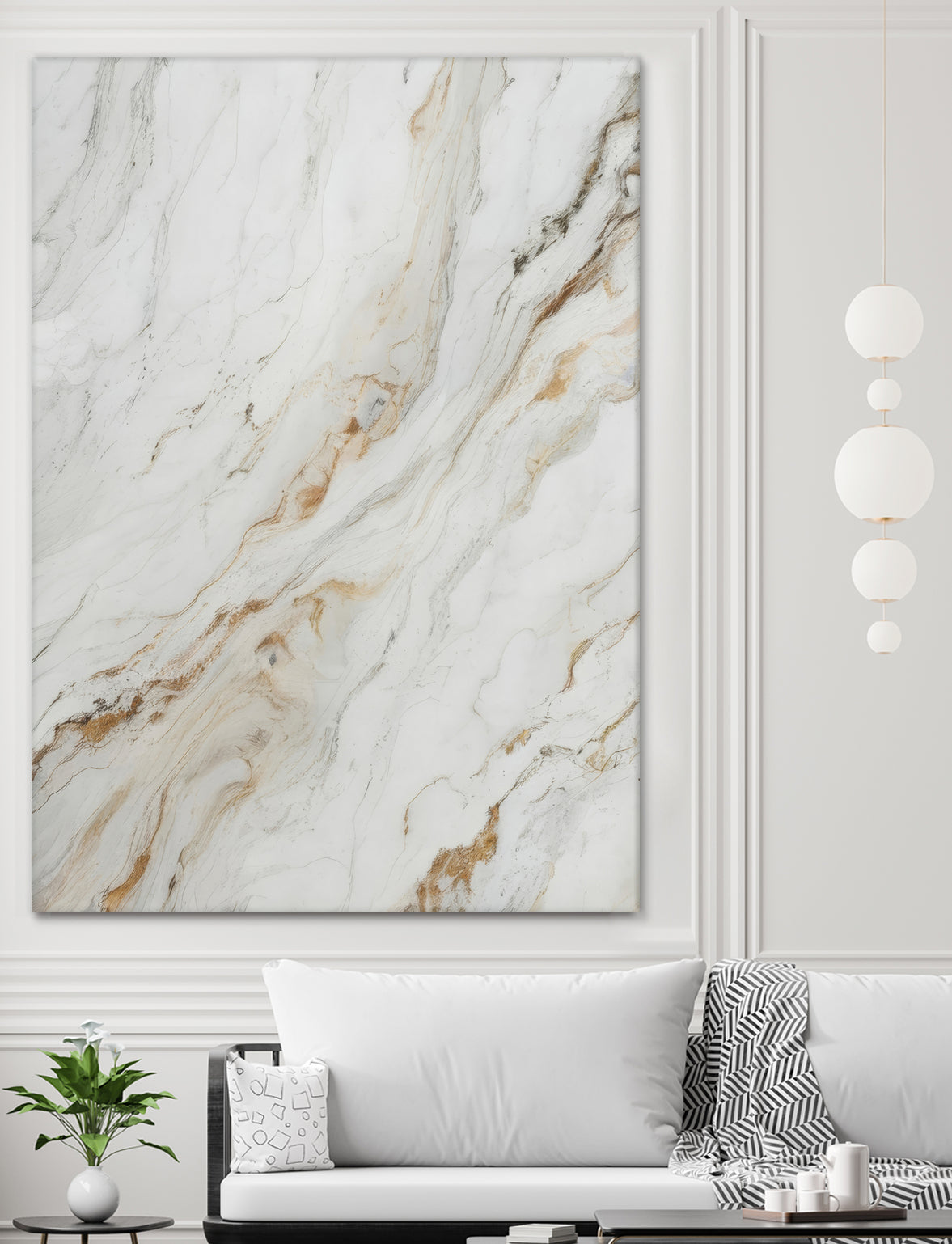 Pearl Cloud Marble by Alpenglow Workshop on GIANT ART - 9000 illustration