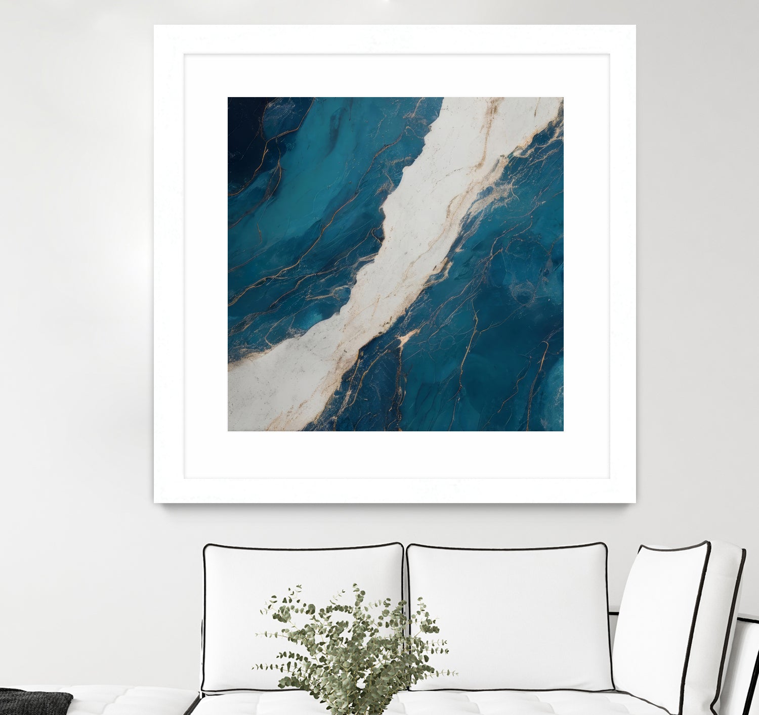 Marble Ocean Flow by Alpenglow Workshop on GIANT ART - abstract abstract art decor