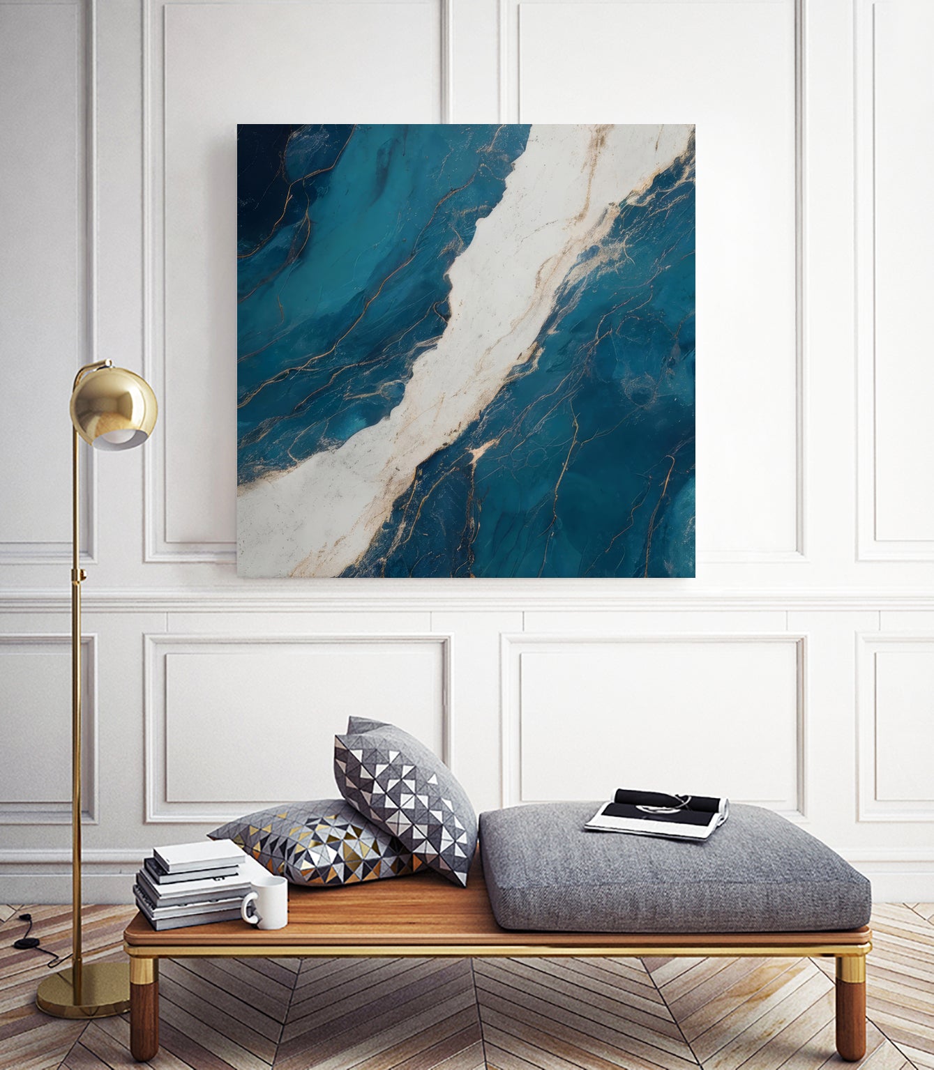 Marble Ocean Flow by Alpenglow Workshop on GIANT ART - abstract abstract art decor