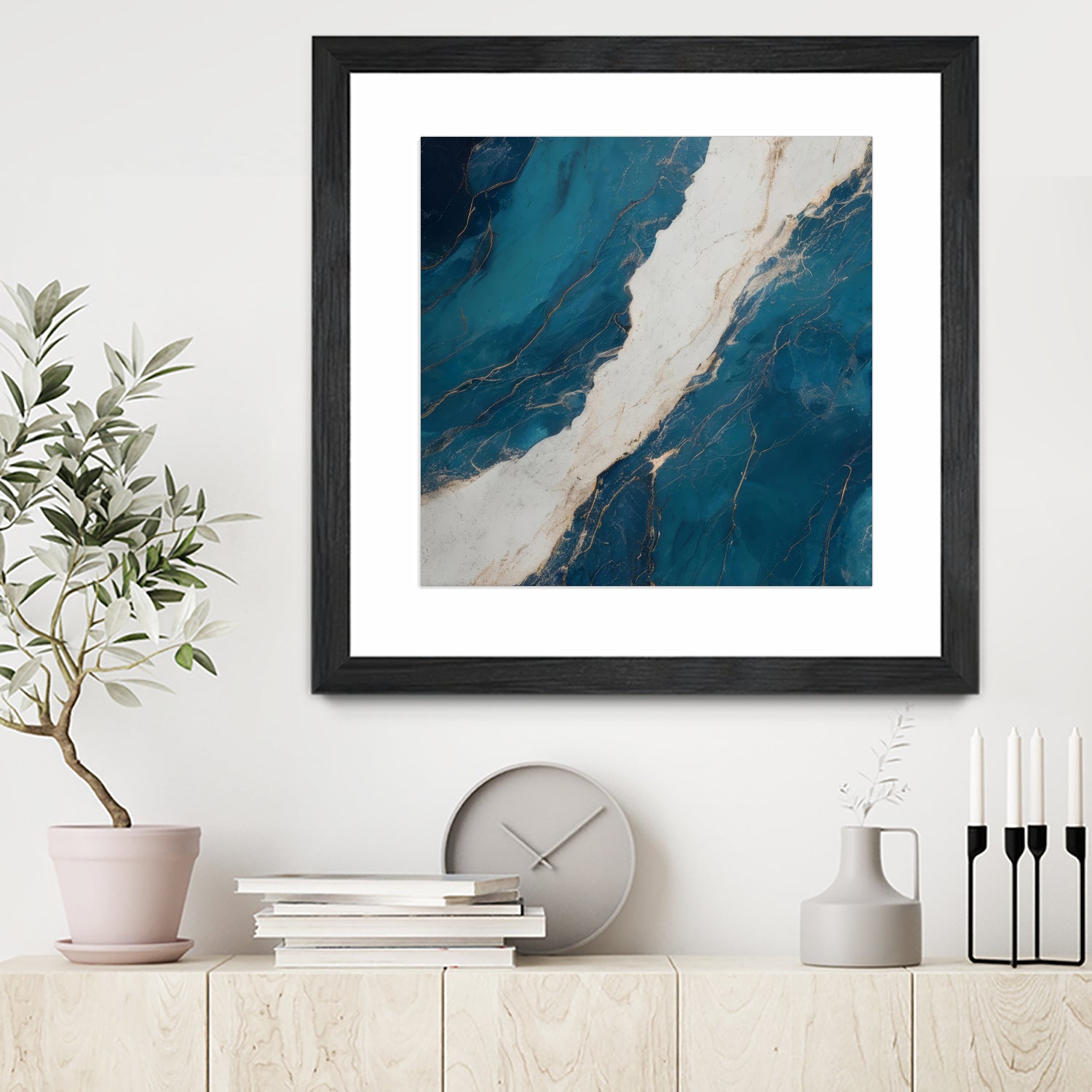 Marble Ocean Flow by Alpenglow Workshop on GIANT ART - abstract abstract art decor