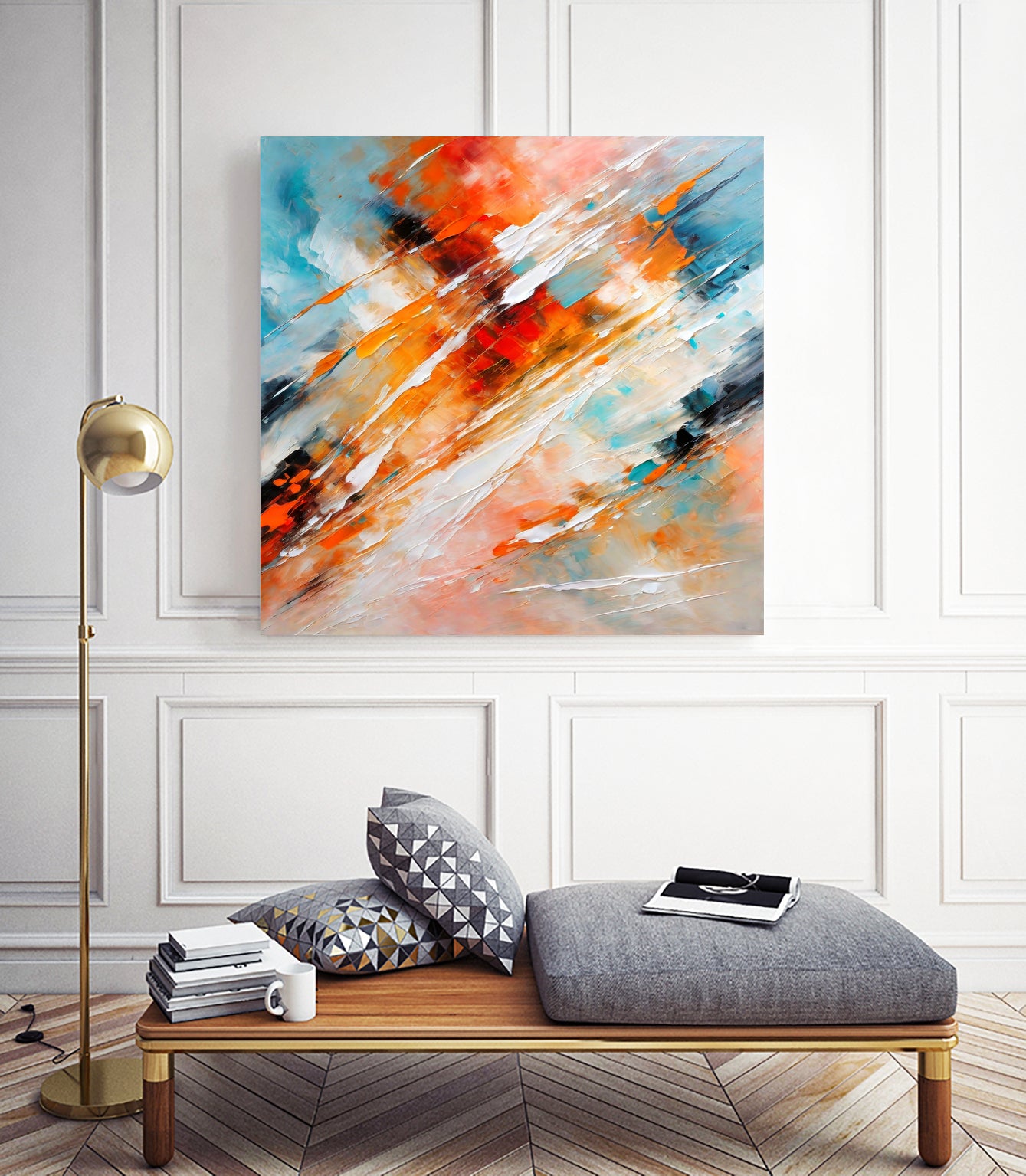 Impressionist Colorful Abstract by Alpenglow Workshop on GIANT ART - abstract abstract painting