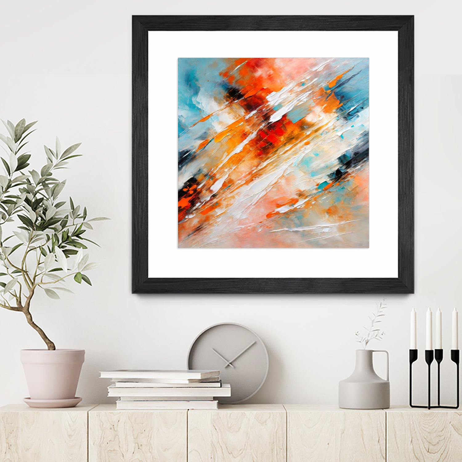 Impressionist Colorful Abstract by Alpenglow Workshop on GIANT ART - abstract abstract painting
