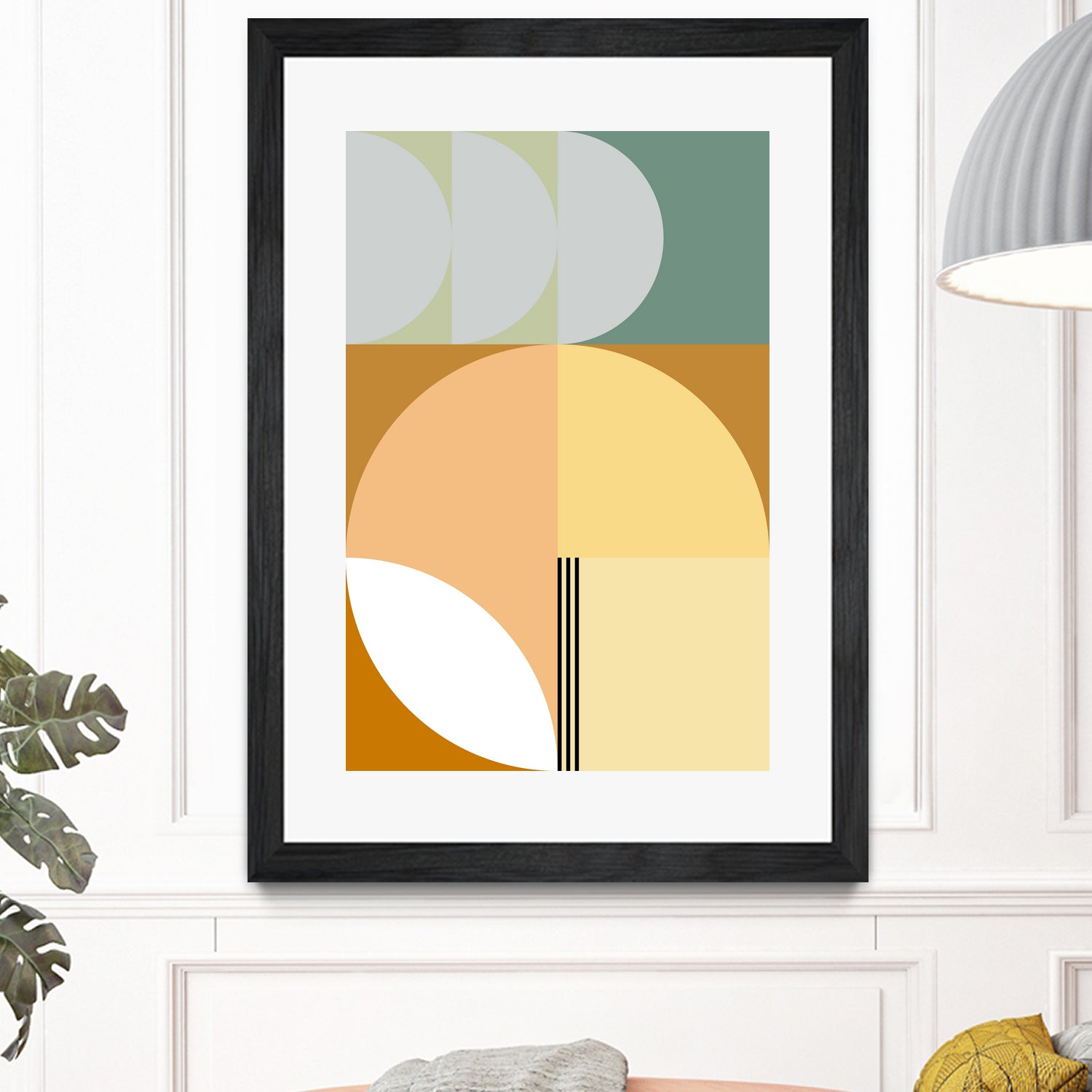 Mid Century Geometric Abstract 03 by Nilesh Kulkarni on GIANT ART - abstract abstract