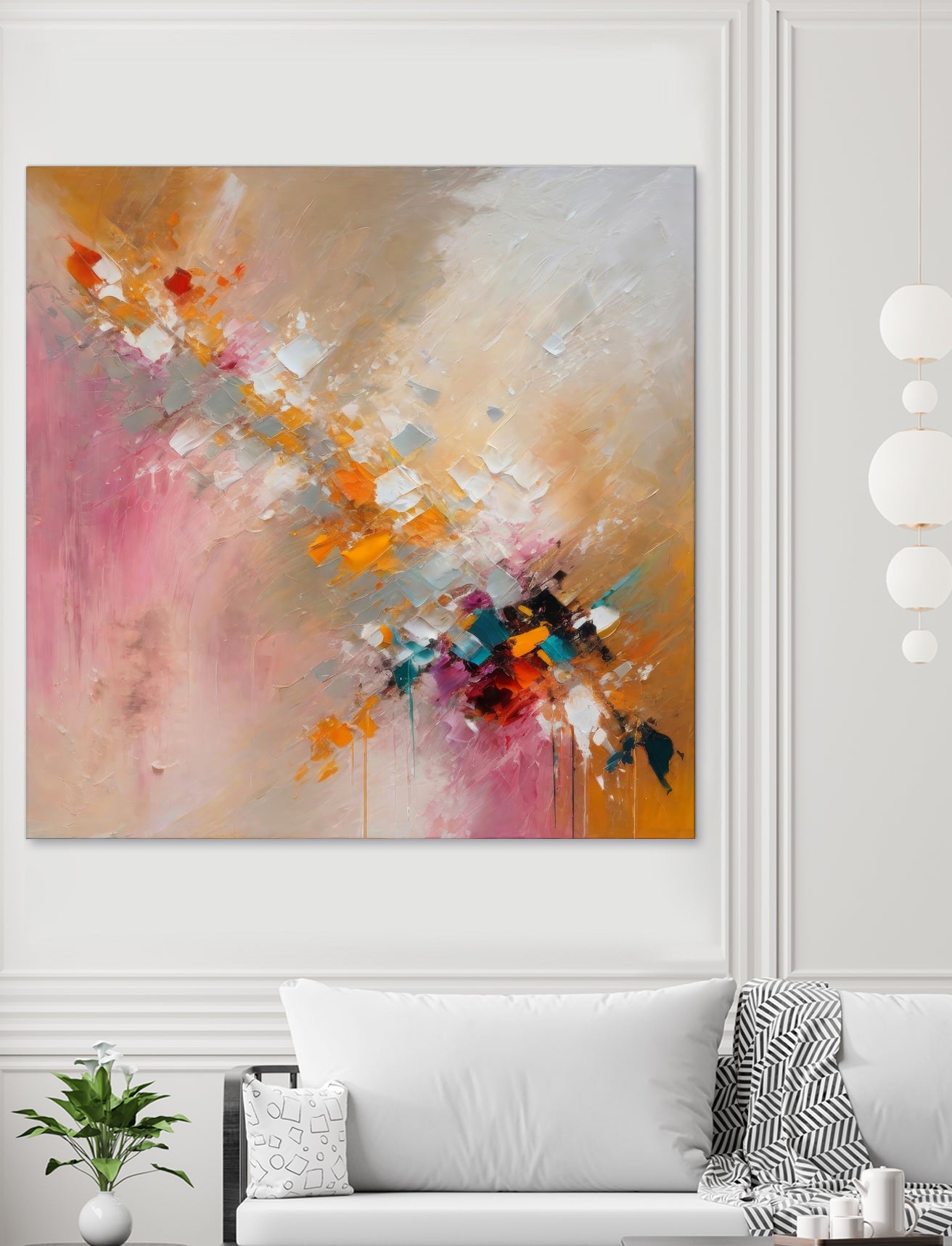 Colorful Cascade by Alpenglow Workshop on GIANT ART - abstract abstract art