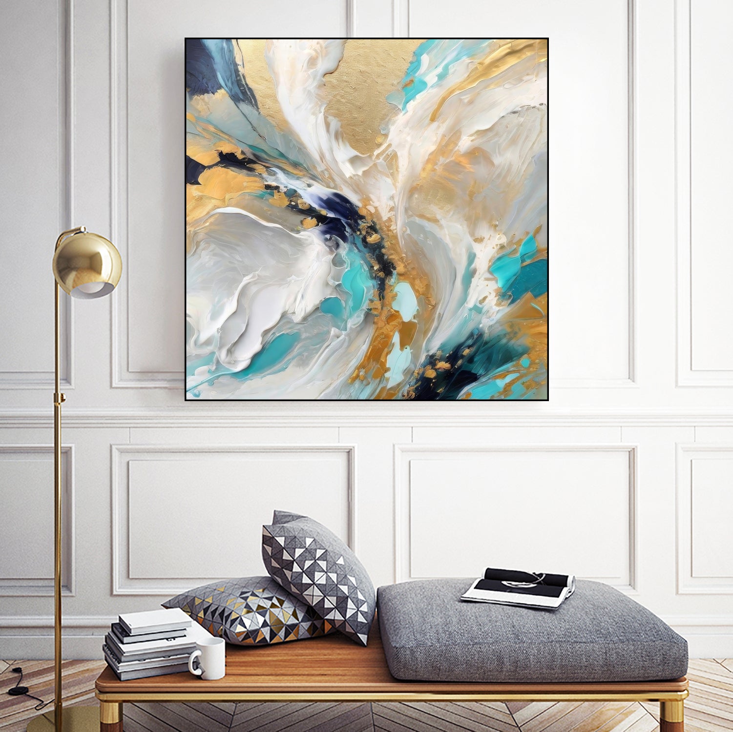 Elegant Minimalist Abstract by Alpenglow Workshop on GIANT ART - abstract modern abstract art