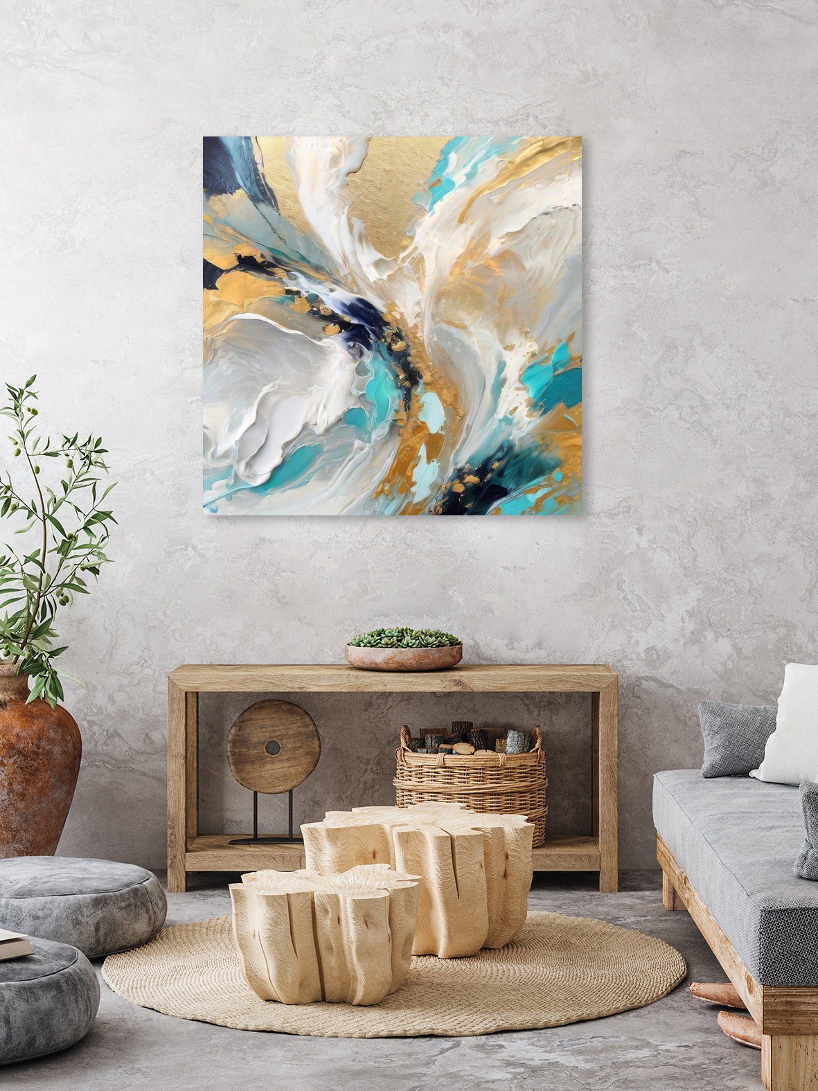 Elegant Minimalist Abstract by Alpenglow Workshop on GIANT ART - abstract modern abstract art