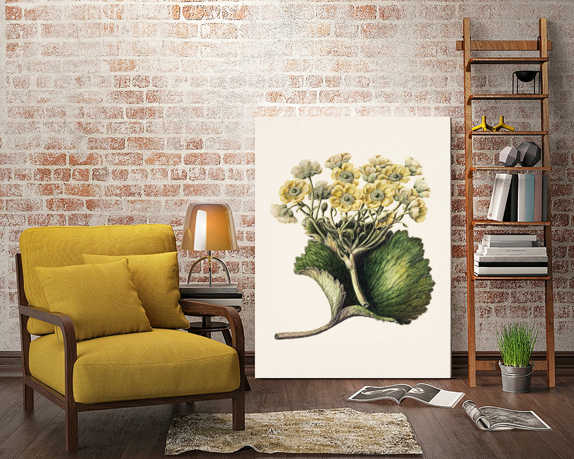 Korikor Drawn By Sarah Featon (1848a€“1927 by Sarah Featon on GIANT ART - flowers and plants vintage botanical