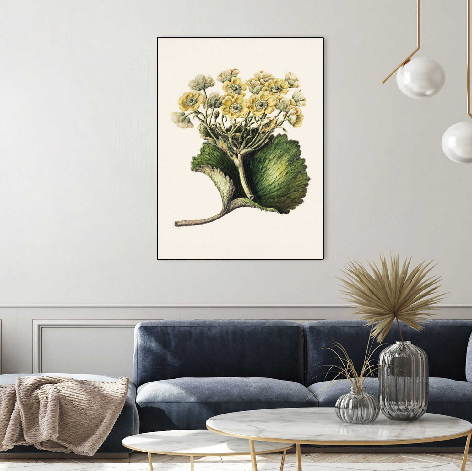 Korikor Drawn By Sarah Featon (1848a€“1927 by Sarah Featon on GIANT ART - flowers and plants vintage botanical