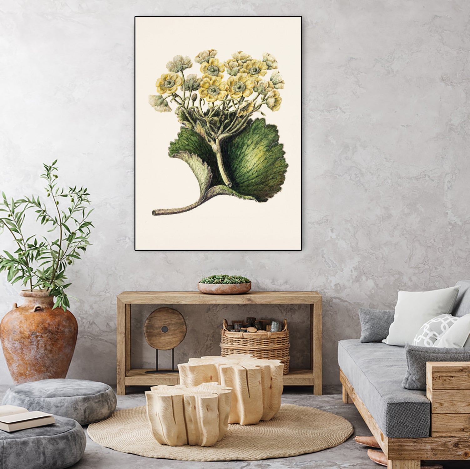 Korikor Drawn By Sarah Featon (1848a€“1927 by Sarah Featon on GIANT ART - flowers and plants vintage botanical