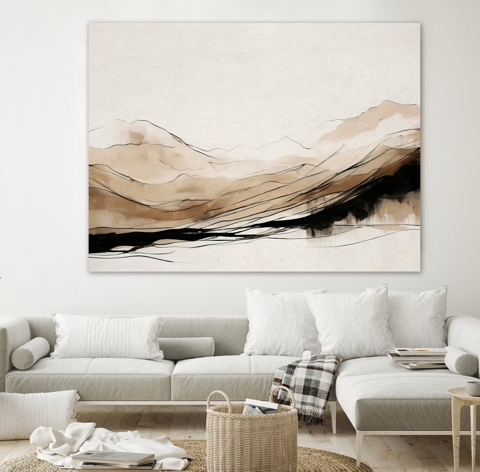 Abstract Hillside Horizon by Alpenglow Workshop on GIANT ART - abstract abstract abstract