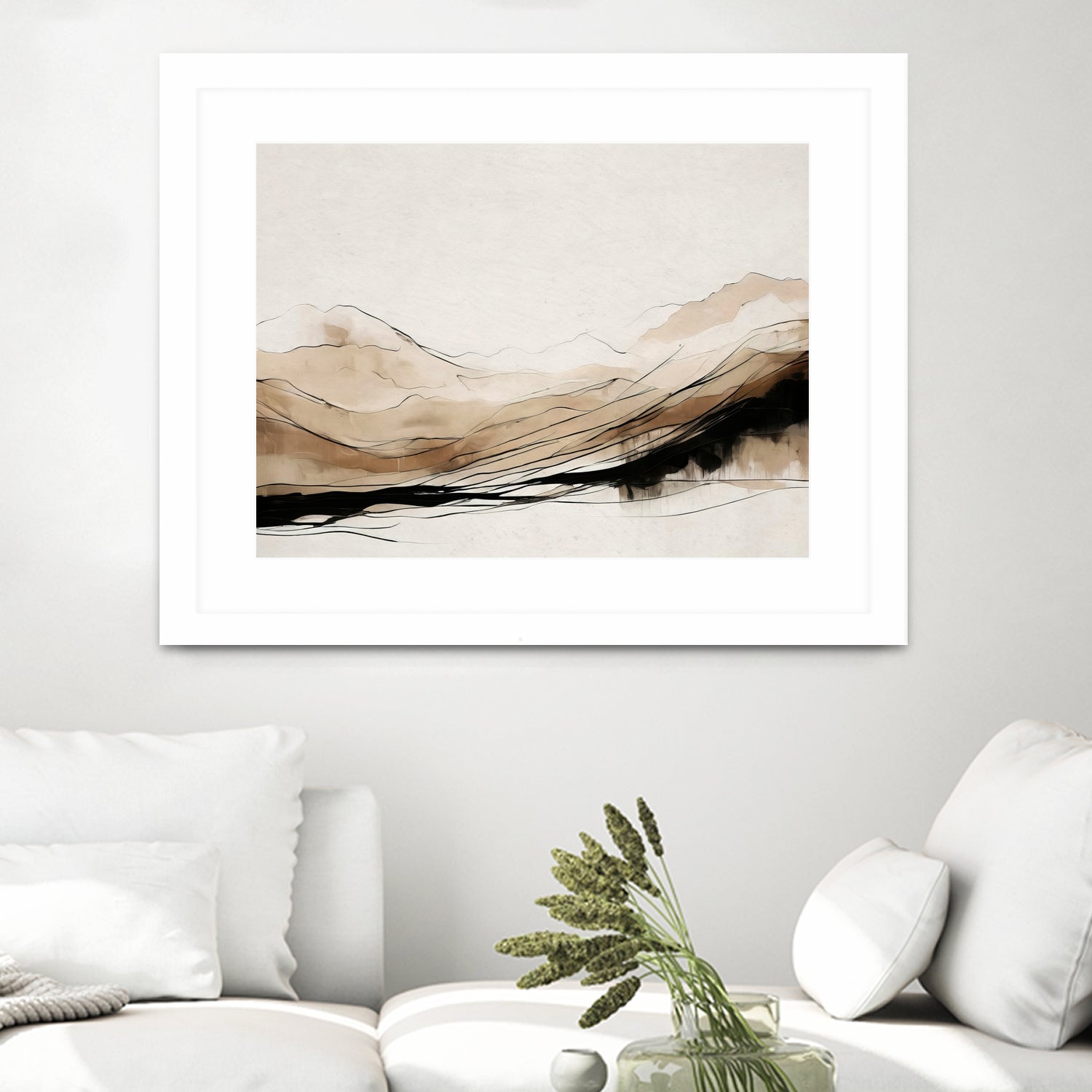 Abstract Hillside Horizon by Alpenglow Workshop on GIANT ART - abstract abstract abstract