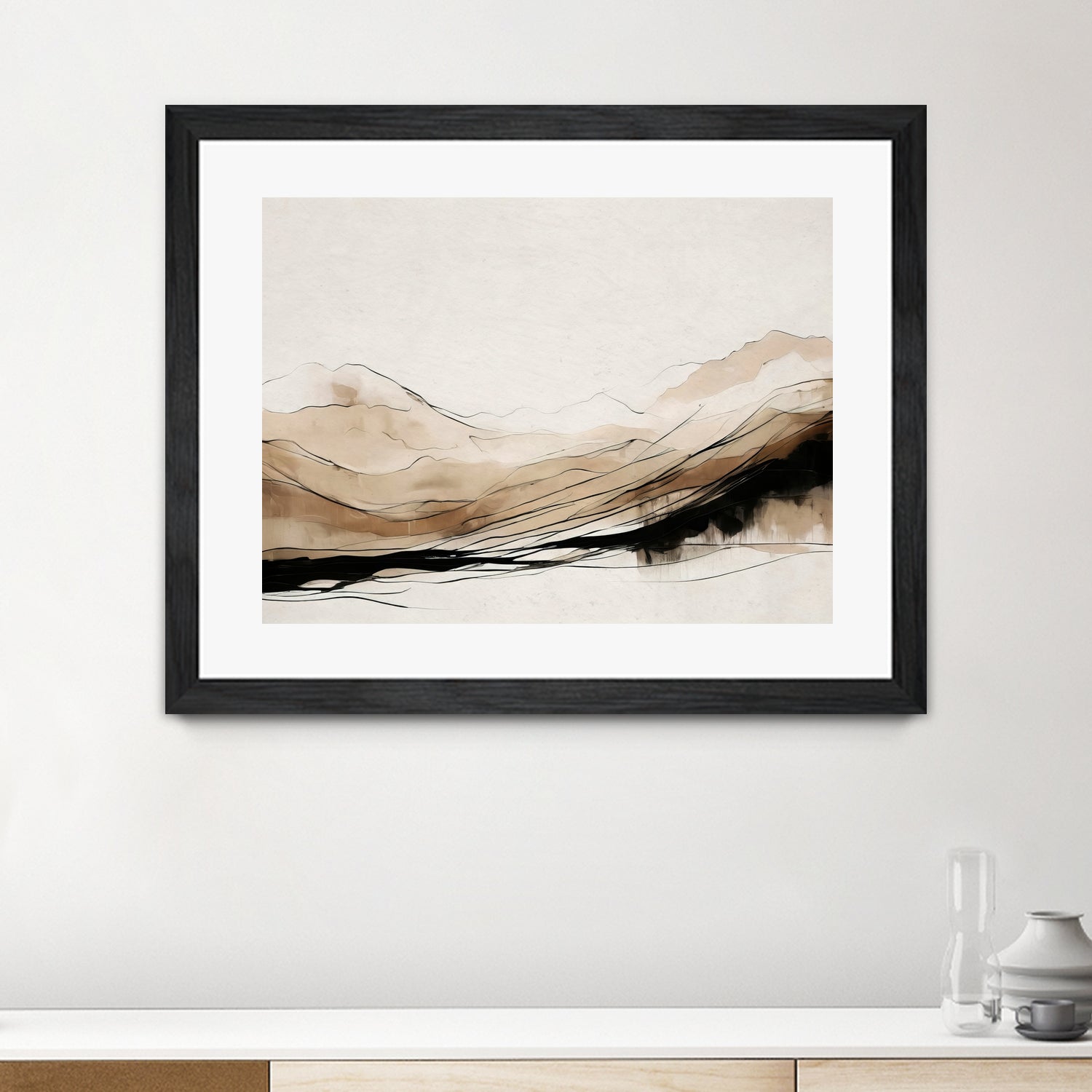 Abstract Hillside Horizon by Alpenglow Workshop on GIANT ART - abstract abstract abstract