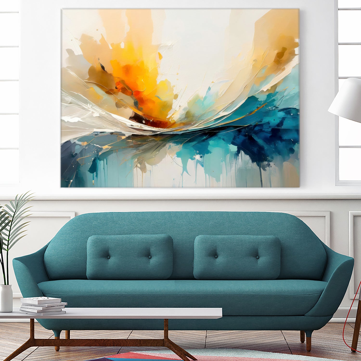 Colorful Horizons by Alpenglow Workshop on GIANT ART - abstract explosion abstract abstract explosion