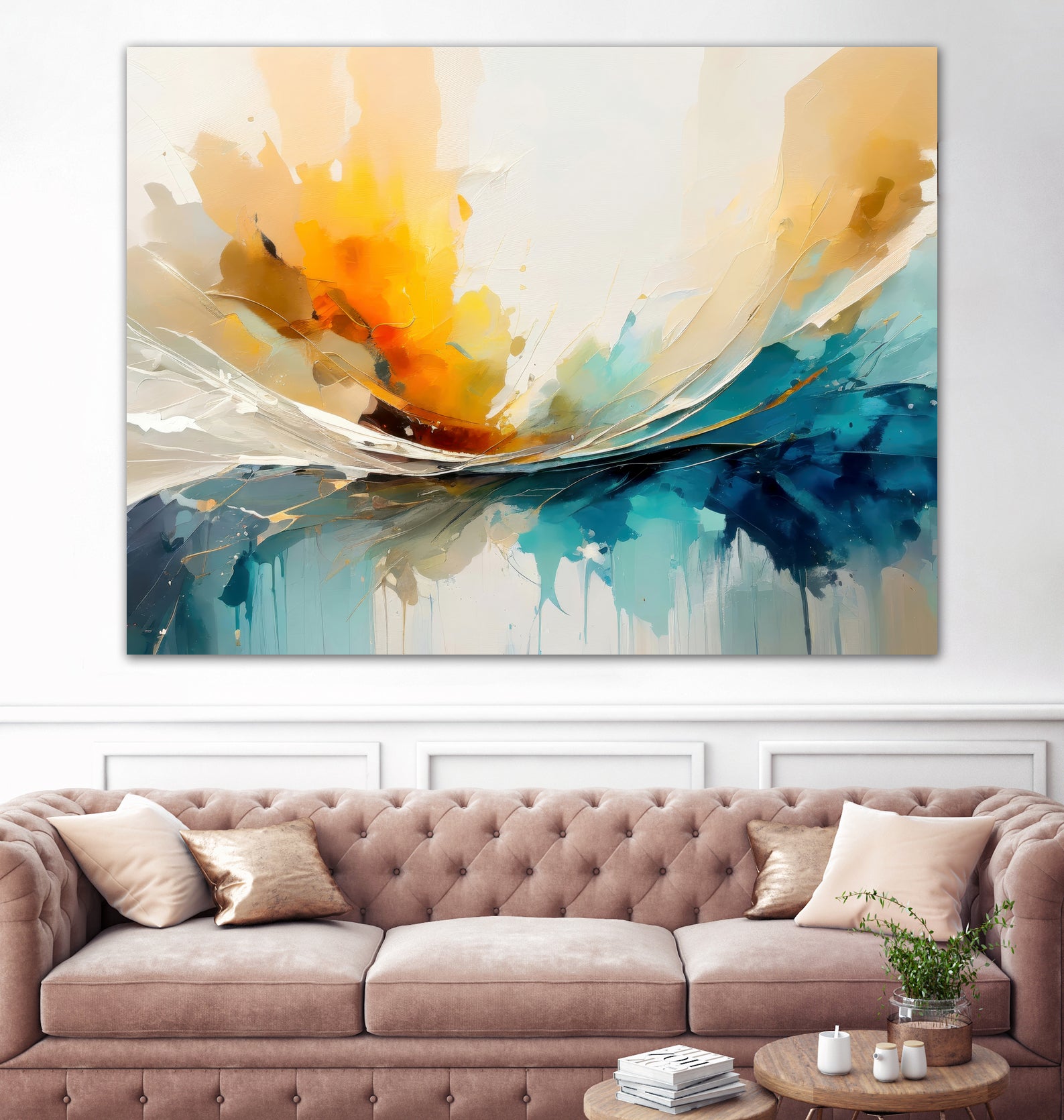 Colorful Horizons by Alpenglow Workshop on GIANT ART - abstract explosion abstract abstract explosion