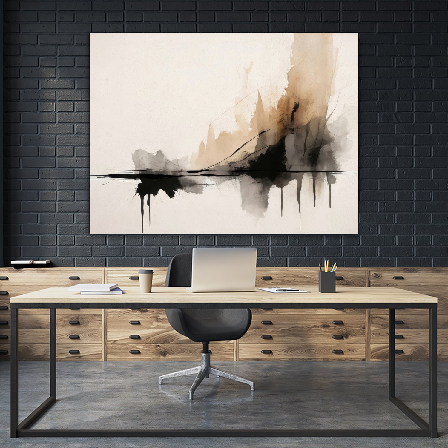 Essence of Line and Shadow by Alpenglow Workshop on GIANT ART - abstract wall art abstract abstract wall art