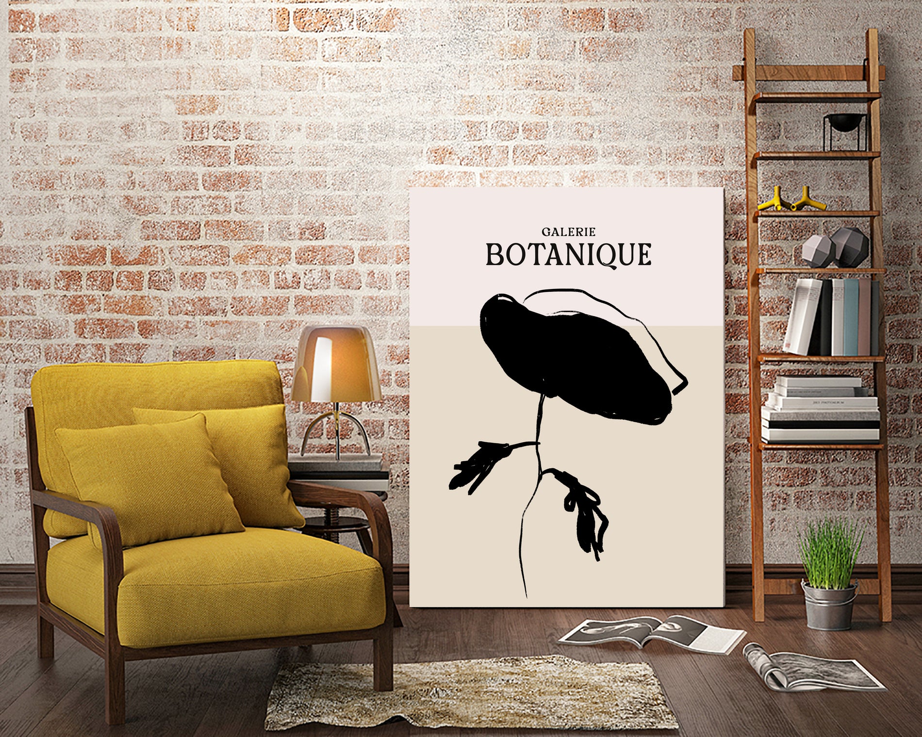 Monochrome Bloom by Treechild on GIANT ART - botanical art