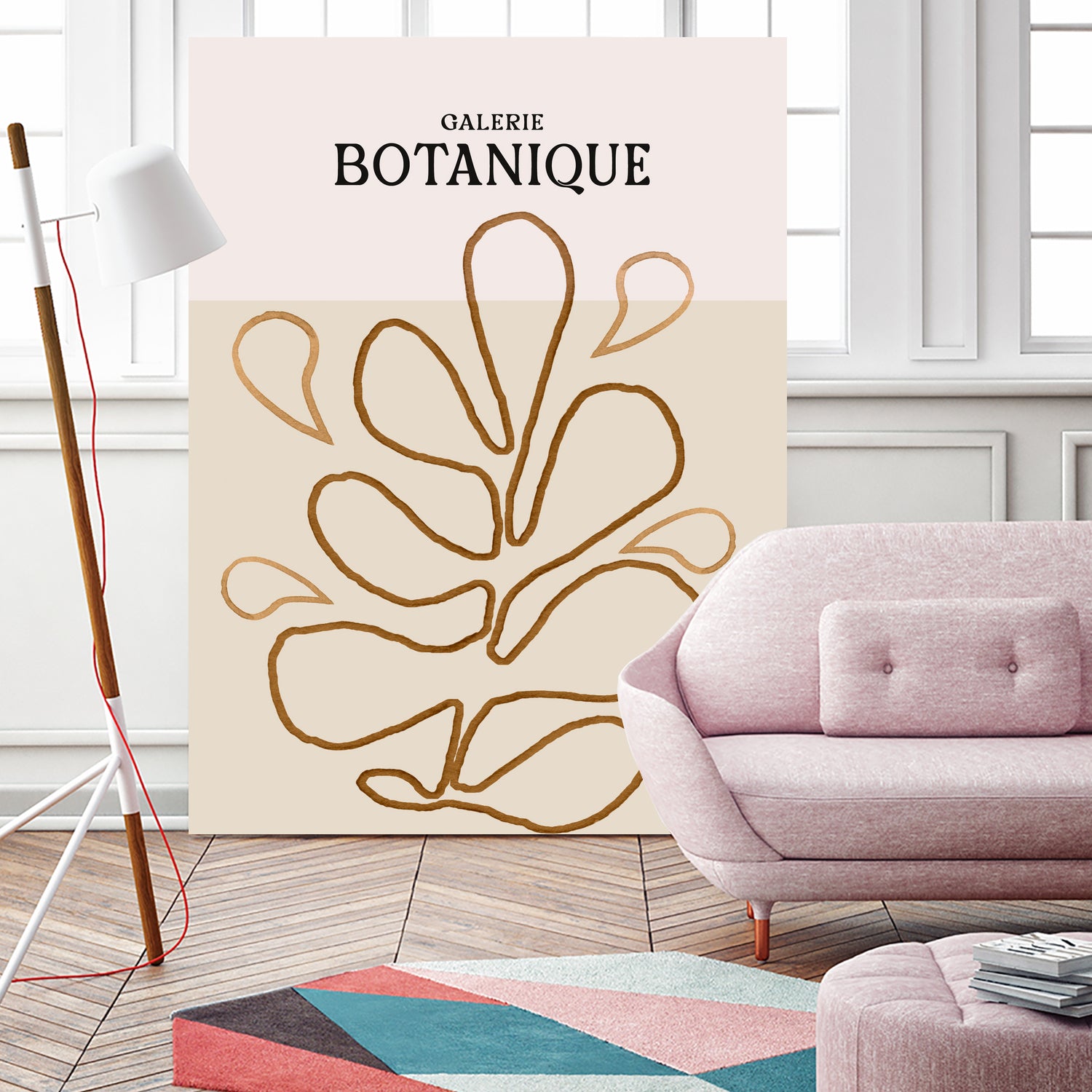 Earthy Leaf Lines by Treechild on GIANT ART - botanical art print