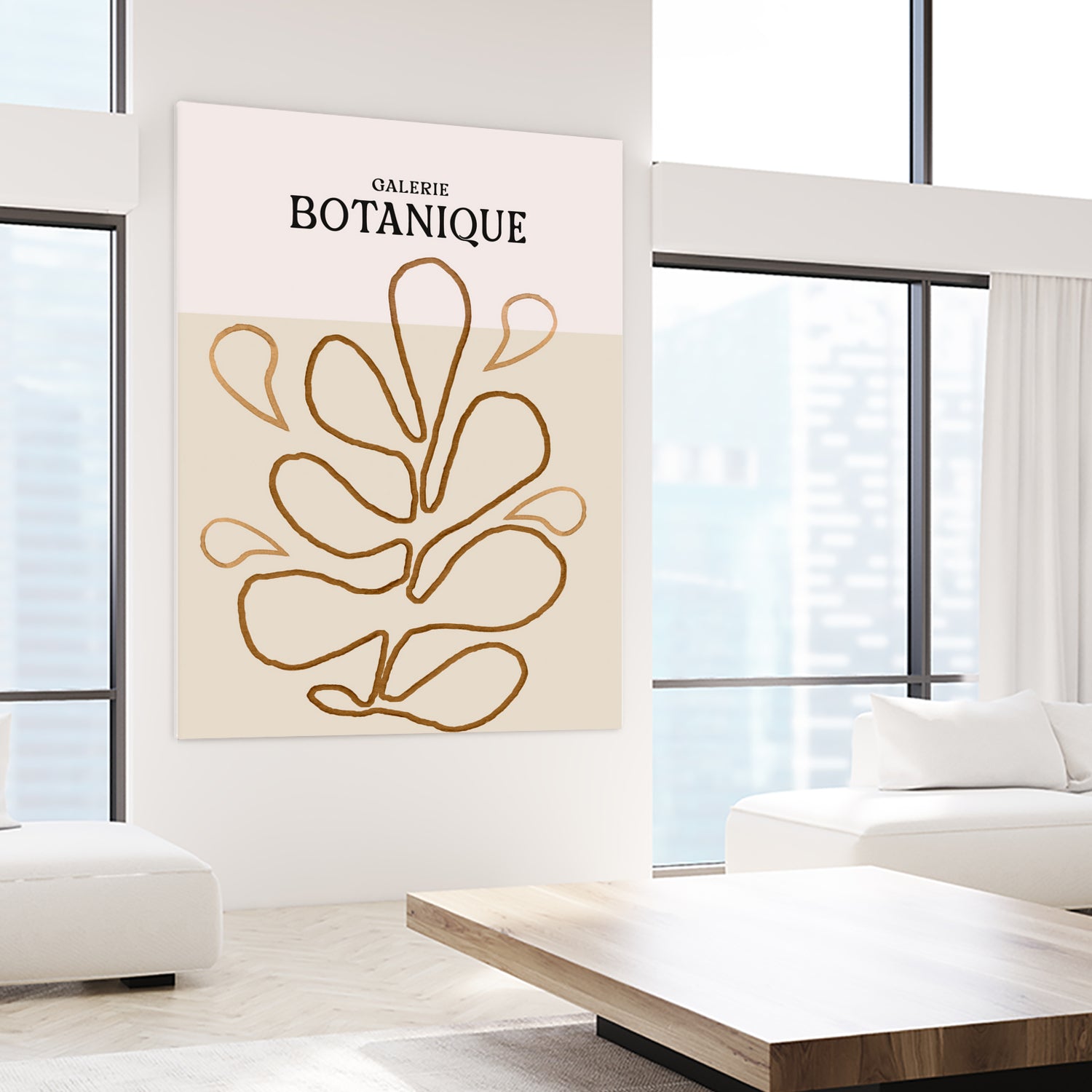 Earthy Leaf Lines by Treechild on GIANT ART - botanical art print