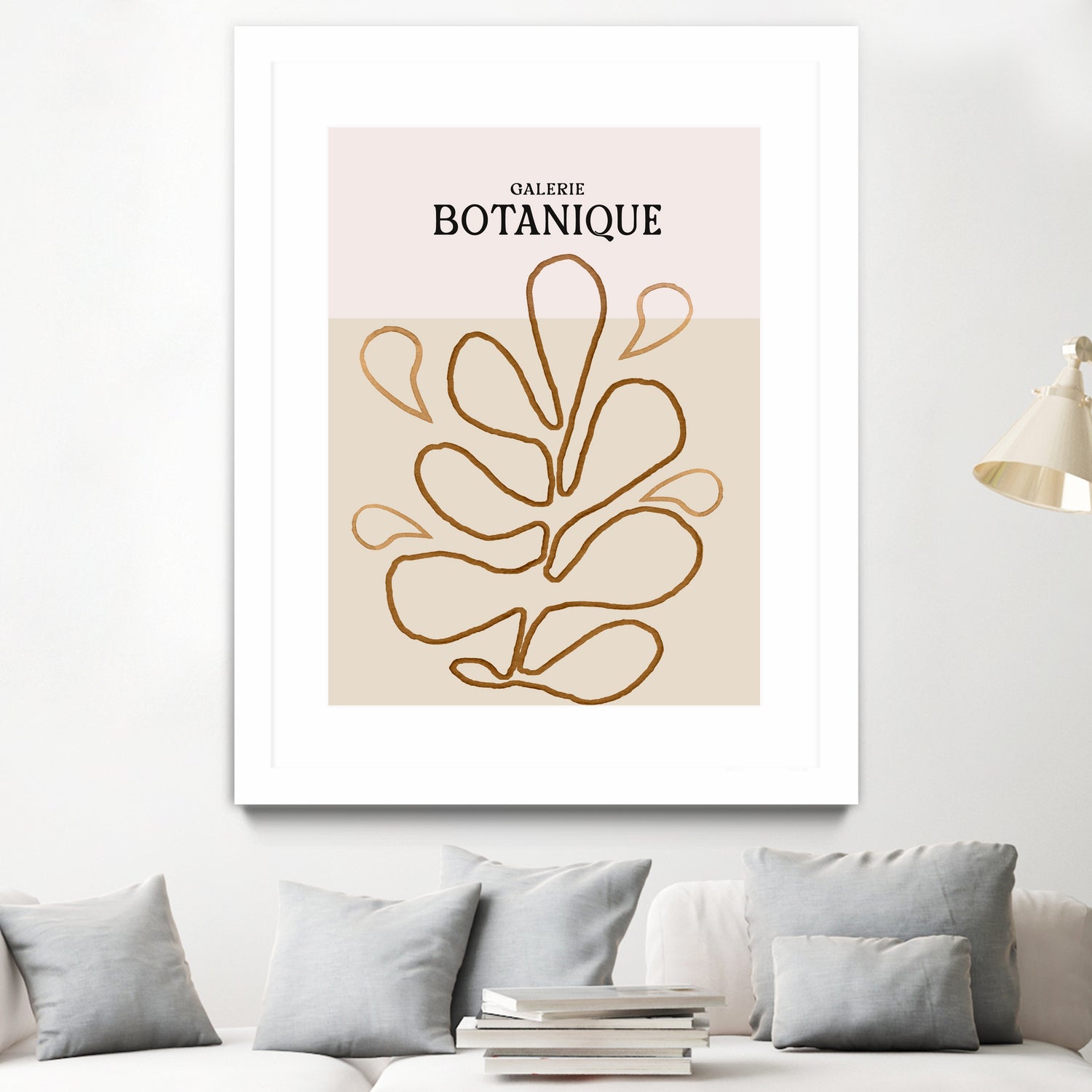 Earthy Leaf Lines by Treechild on GIANT ART - botanical art print