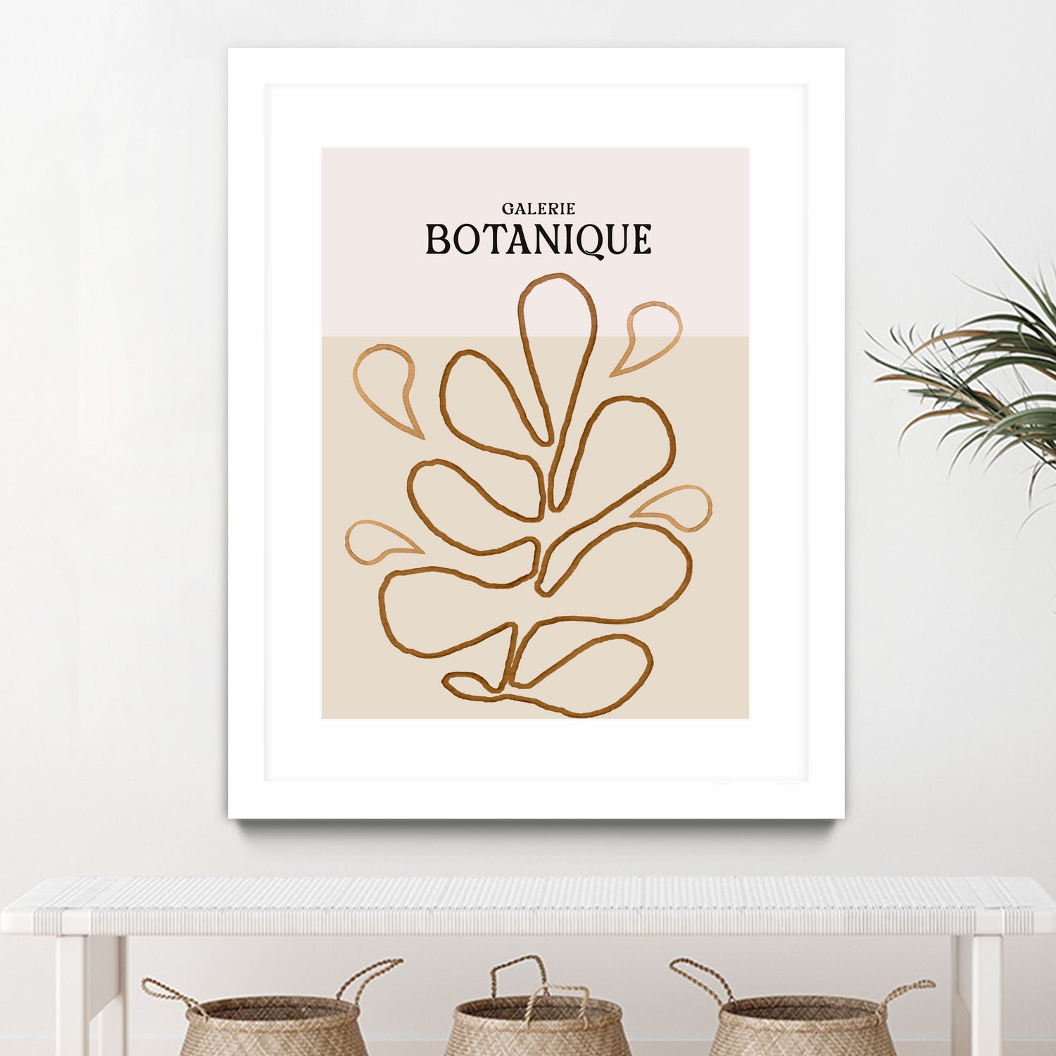 Earthy Leaf Lines by Treechild on GIANT ART - botanical art print